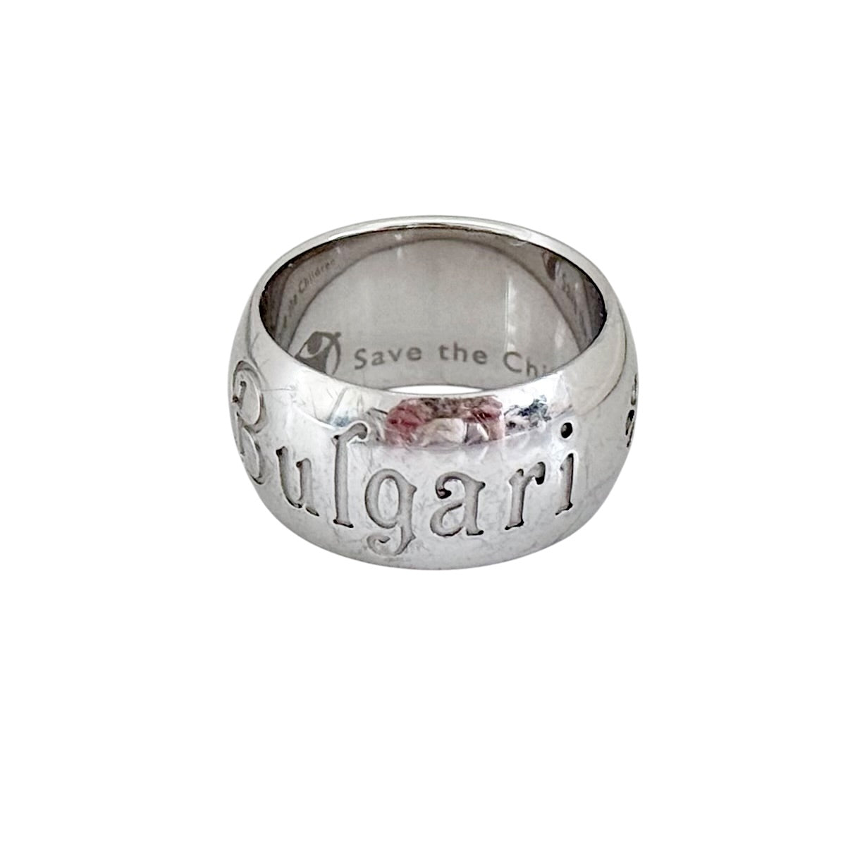 BVLGARI *送無品牌頸鏈* 純銀 戒指 / 吊咀