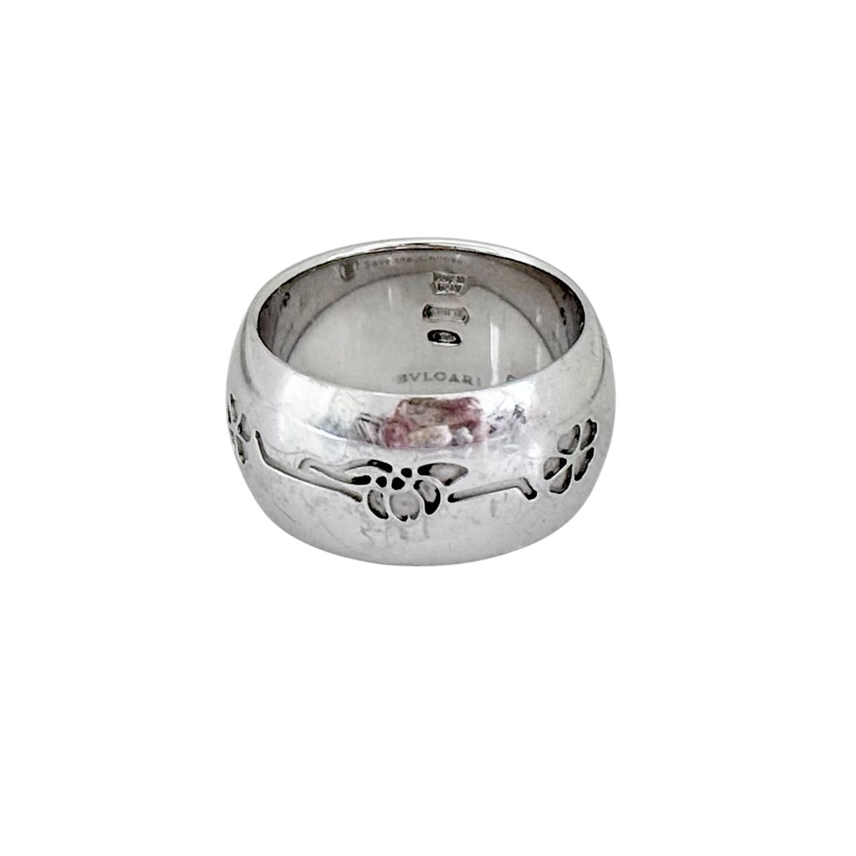 BVLGARI *送無品牌頸鏈* 純銀 戒指 / 吊咀