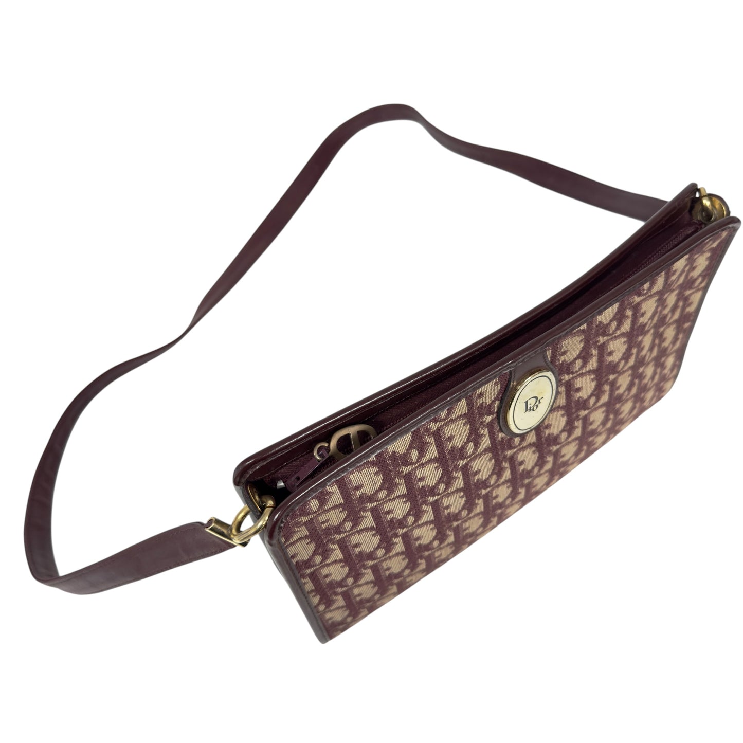 DIOR 中古 Oblique 老花 斜揹袋