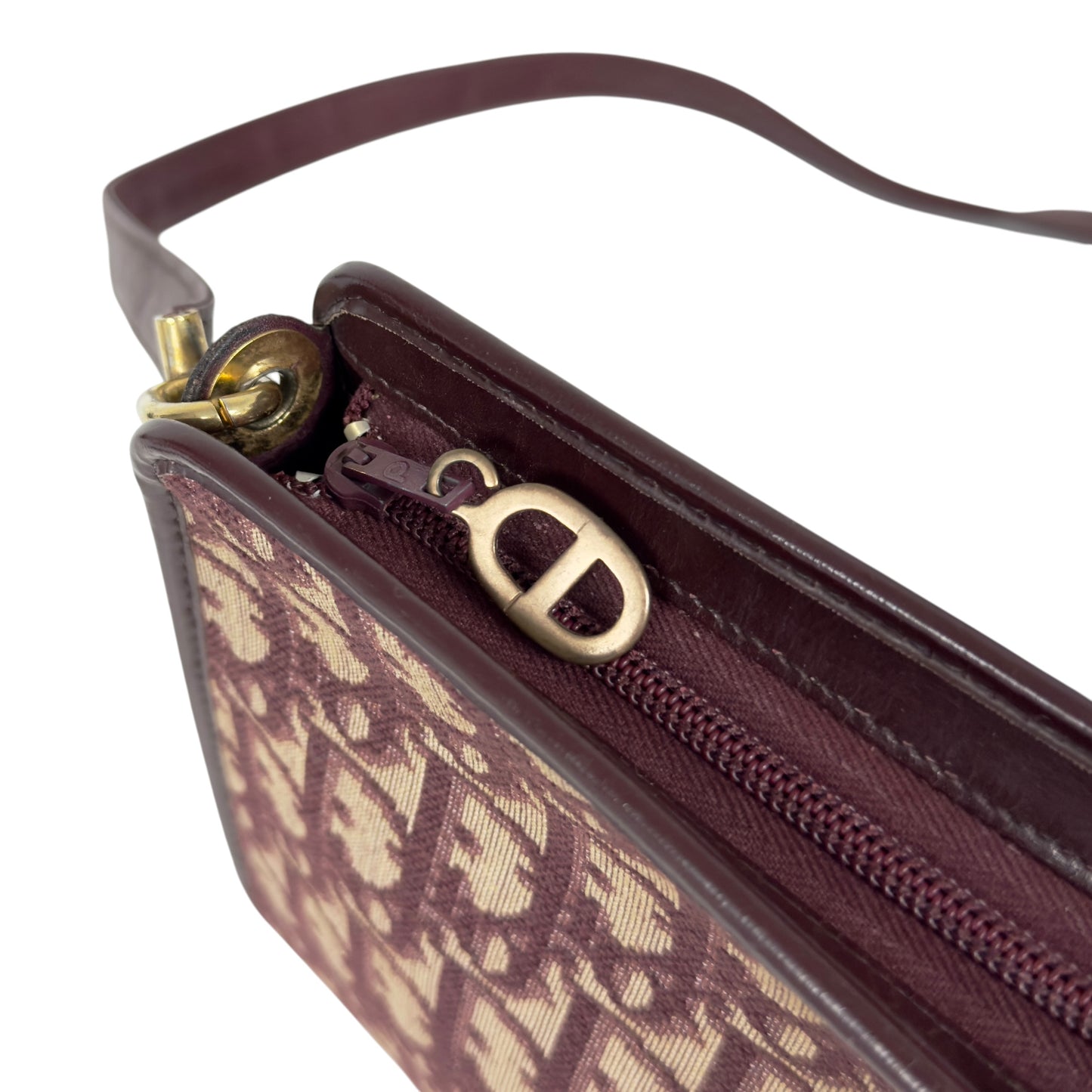 DIOR 中古 Oblique 老花 斜揹袋