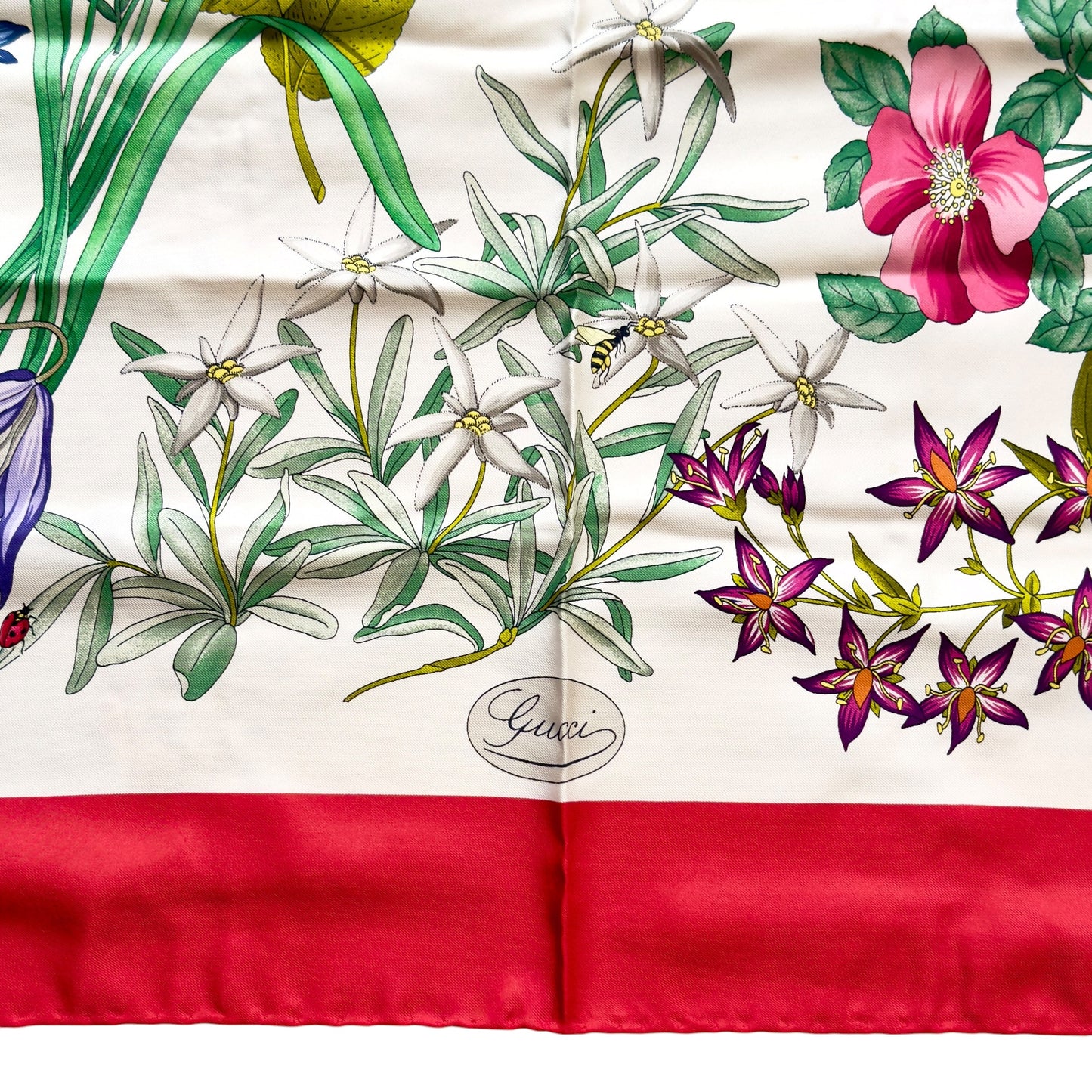 GUCCI Flora 絲巾