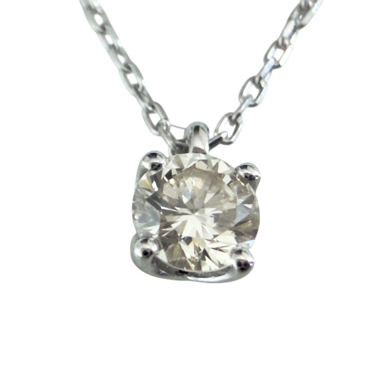 謝瑞麟 18K白金 15分 鑽石💎 頸鏈