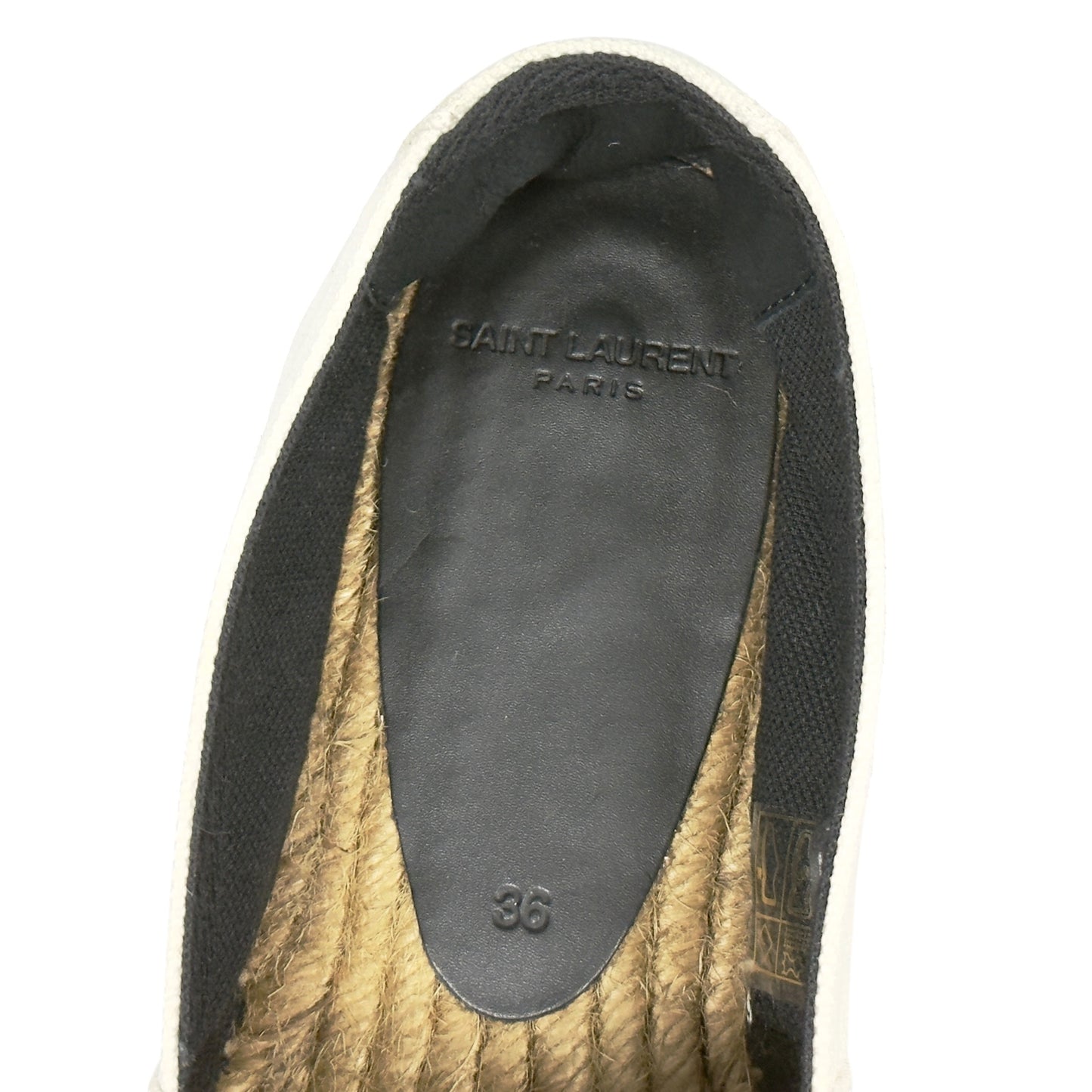 SAINT LAURENT YSL 草編鞋