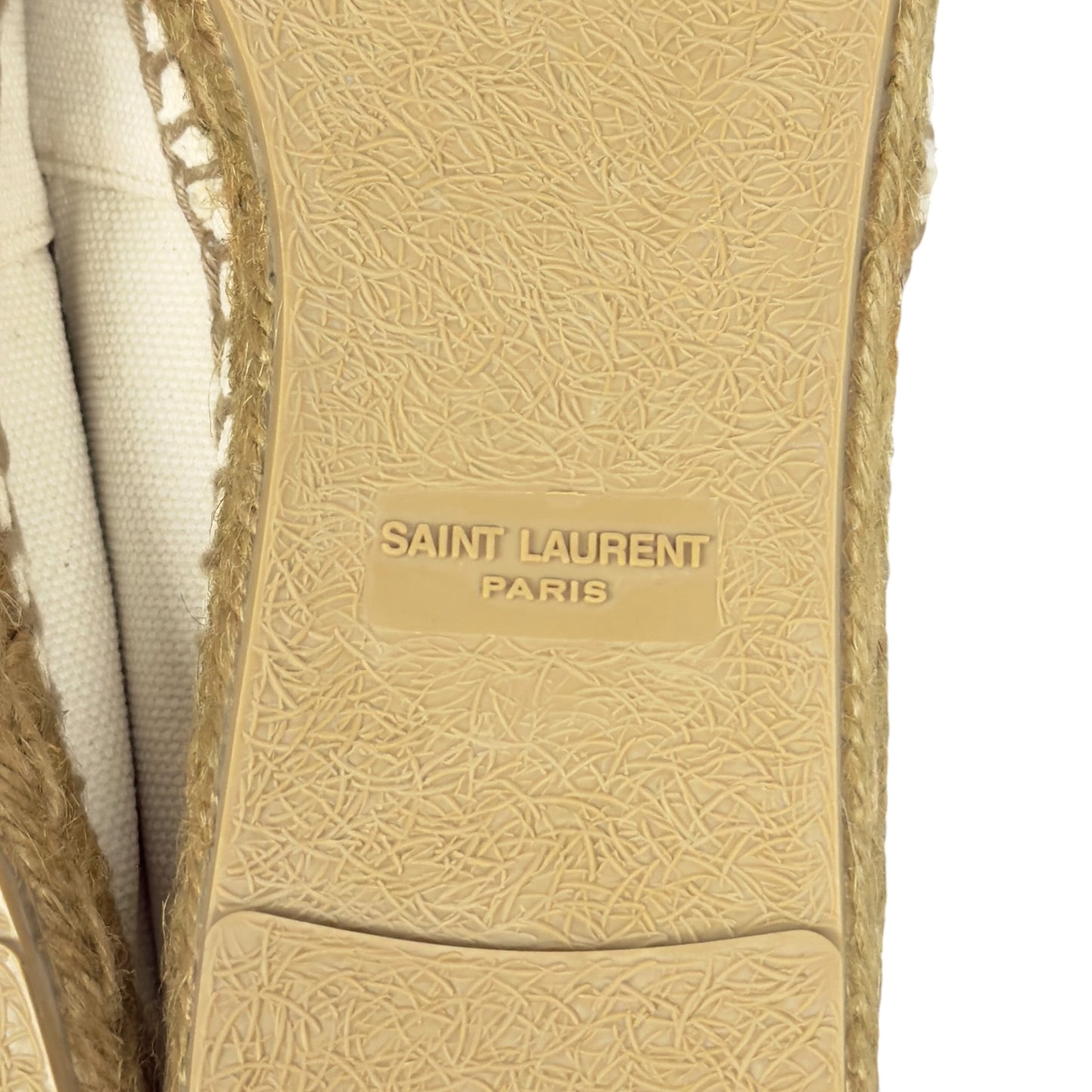 SAINT LAURENT YSL 草編鞋
