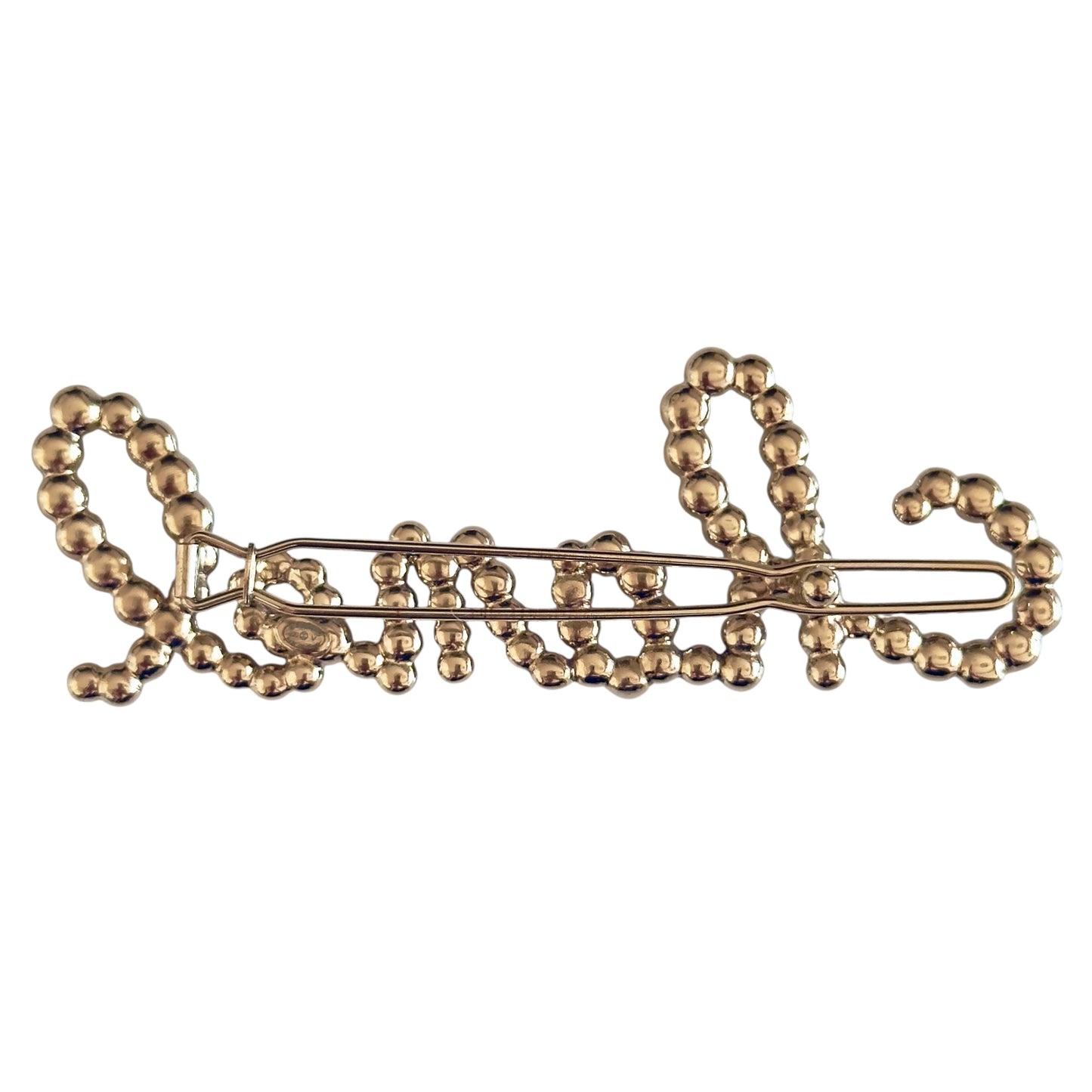 CHANEL 水鑽 珠珠 髮夾