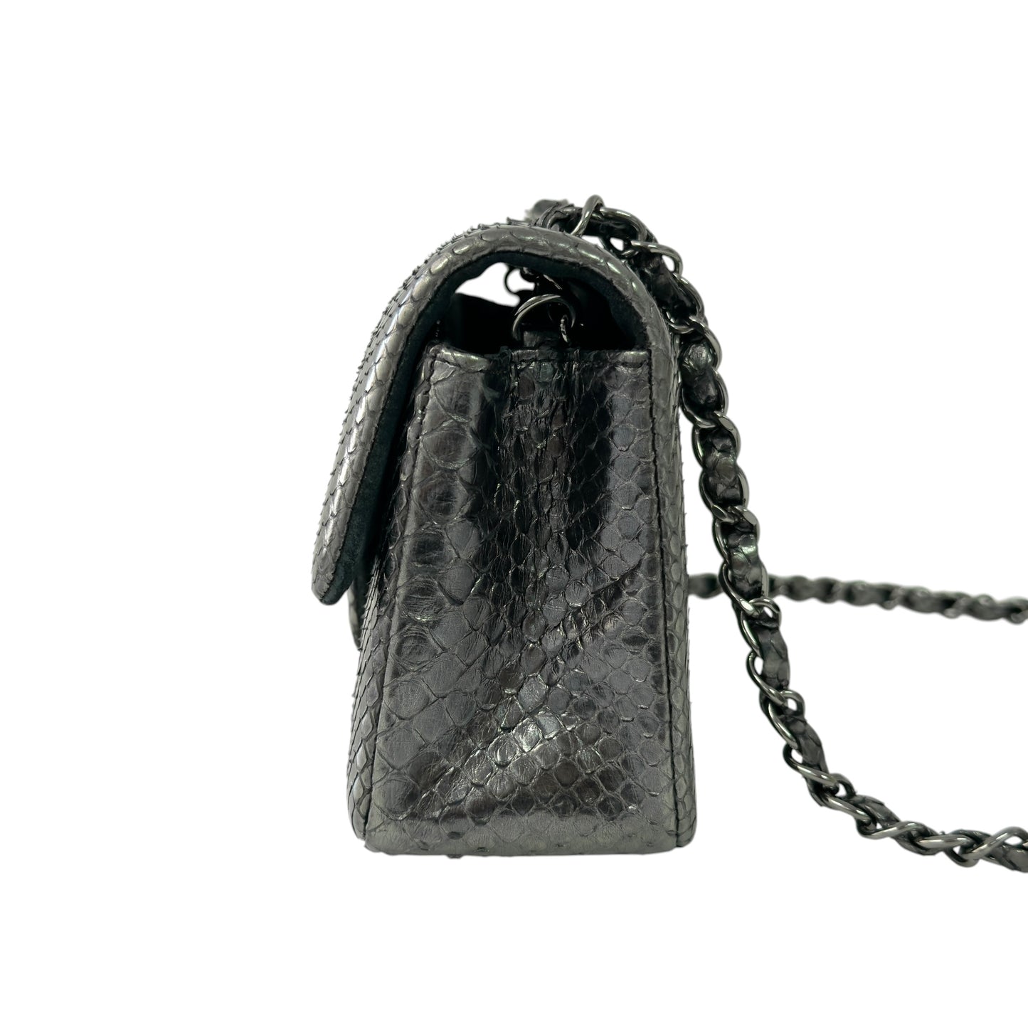 CHANEL *罕有* CC 絕版蛇皮 迷你經典 鏈條包