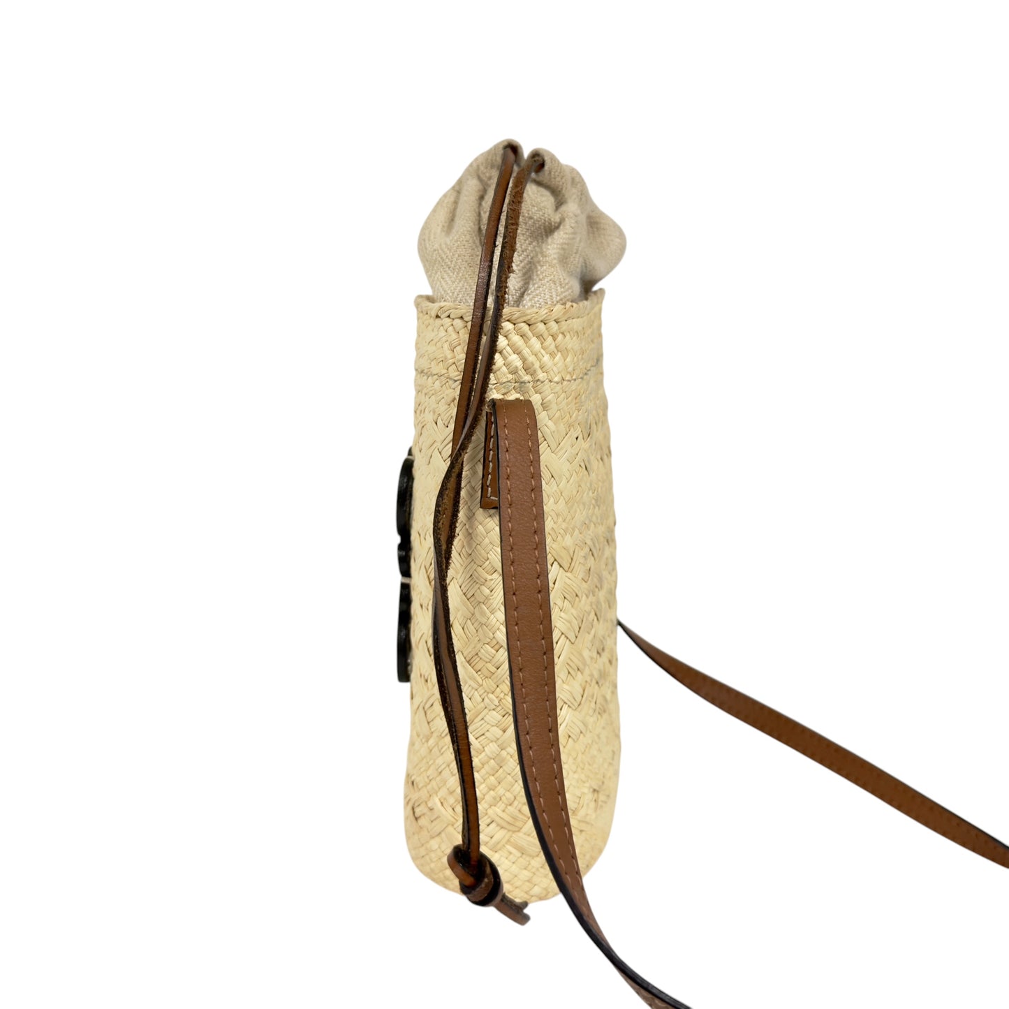 LOEWE Anagram 草編 斜揹袋