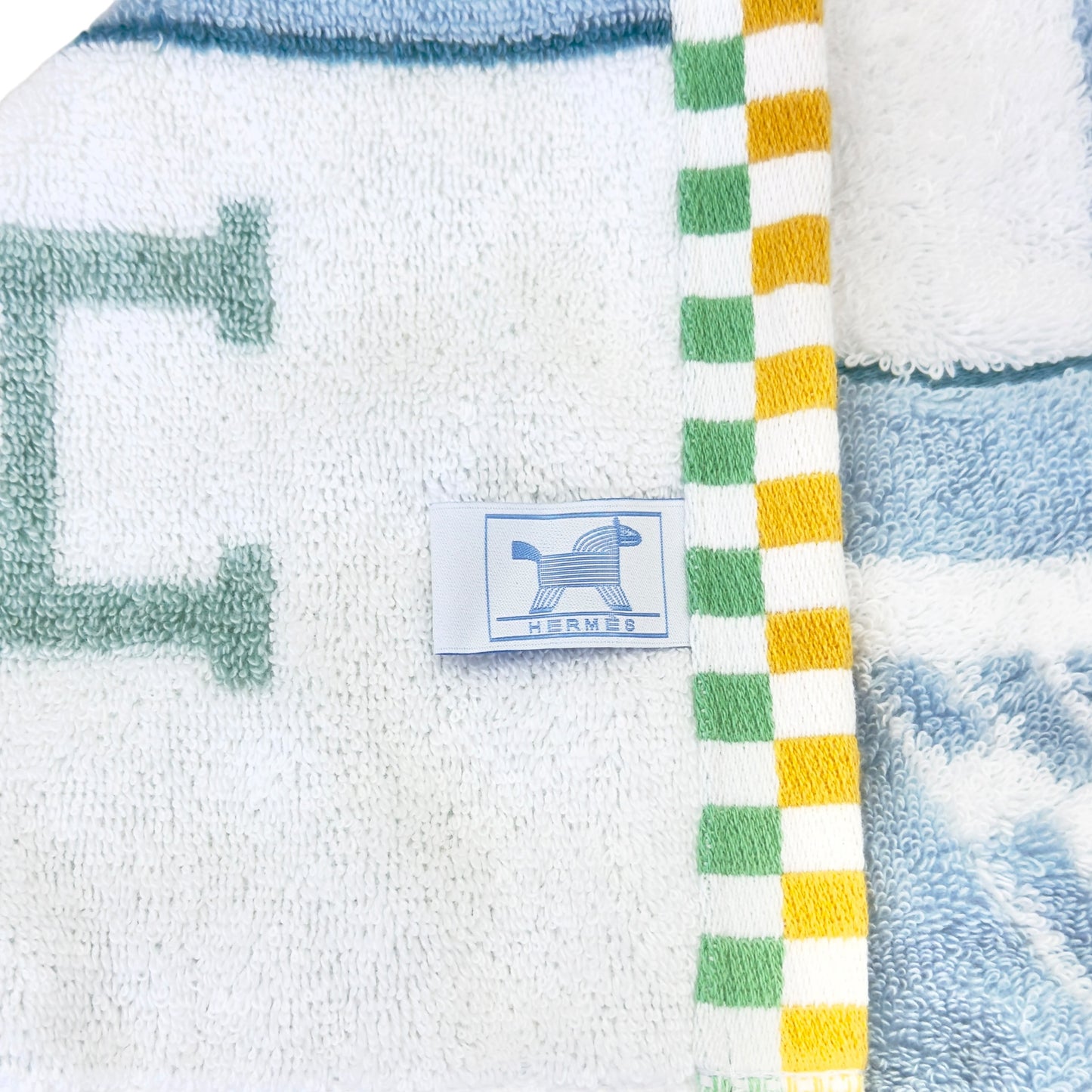 HERMES Animaux Nattes 毛巾