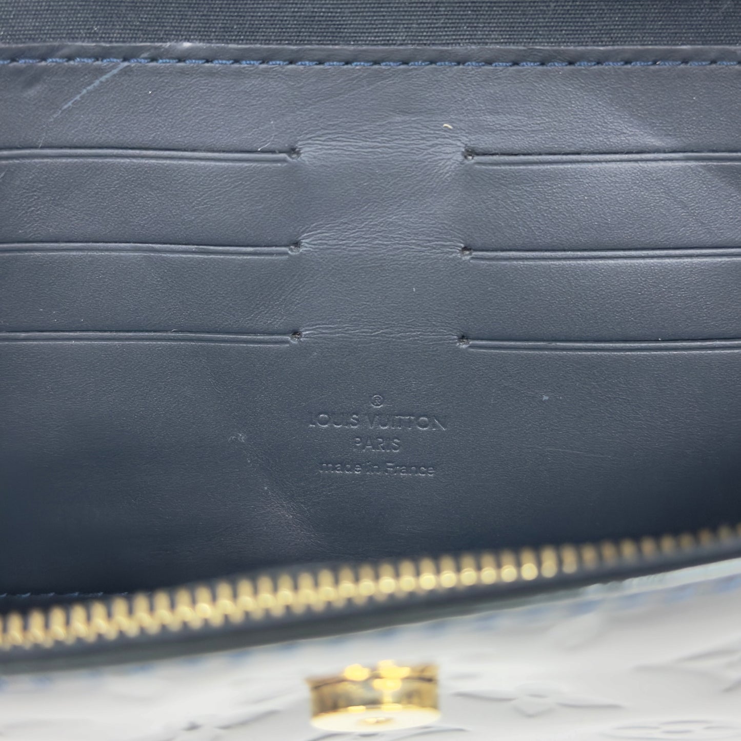 LOUIS VUITTON *自加鏈＞原裝短鏈 ＋ 無品牌鏈帶* Sunset Boulevard 漆皮 肩背包