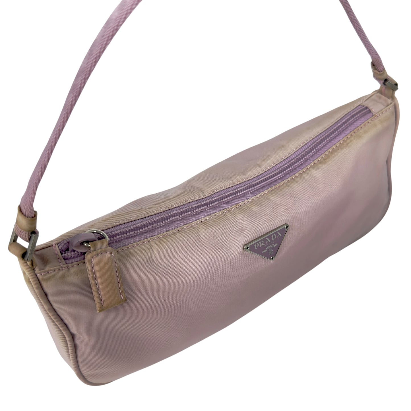 PRADA 中古 三角標 肩背包