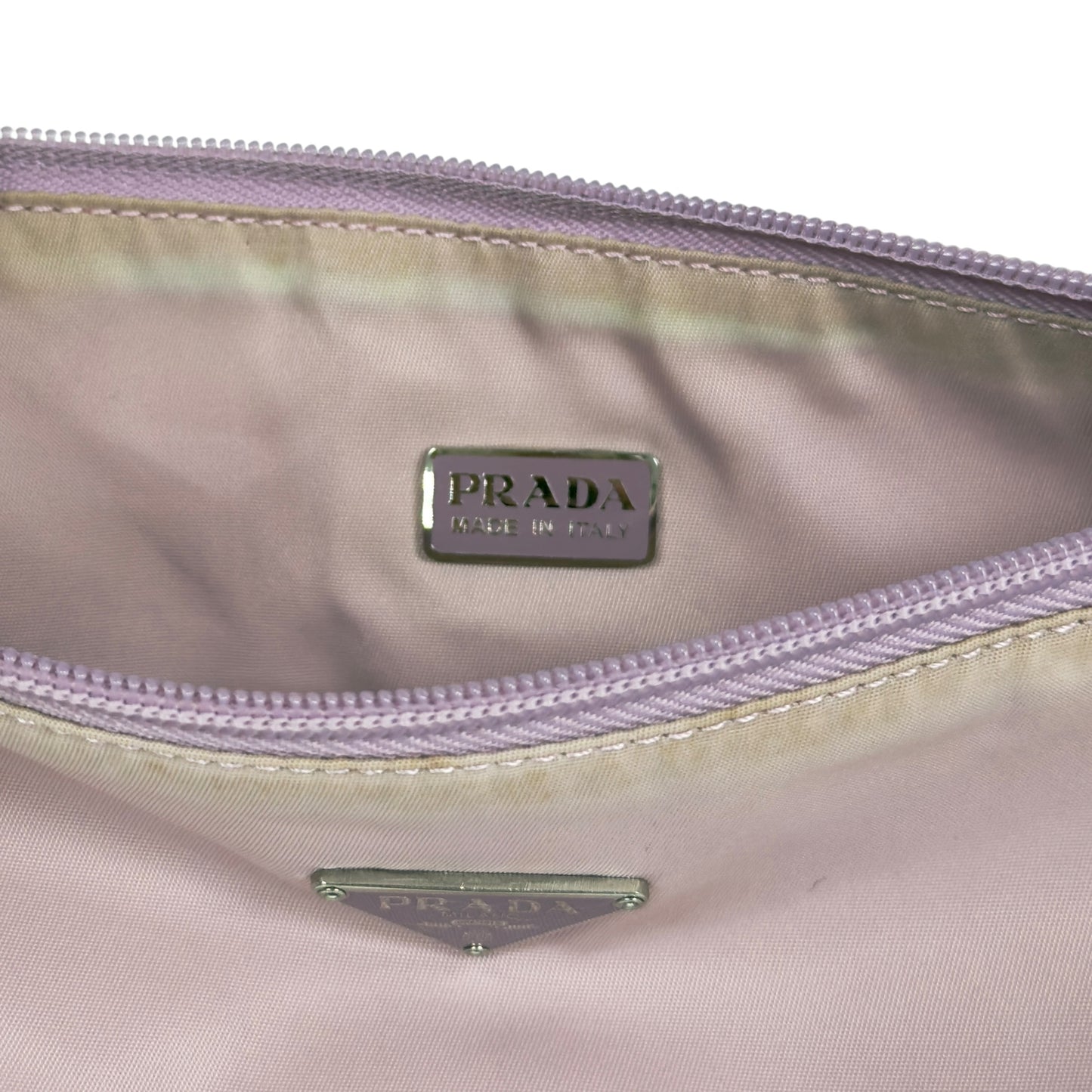 PRADA 中古 三角標 肩背包