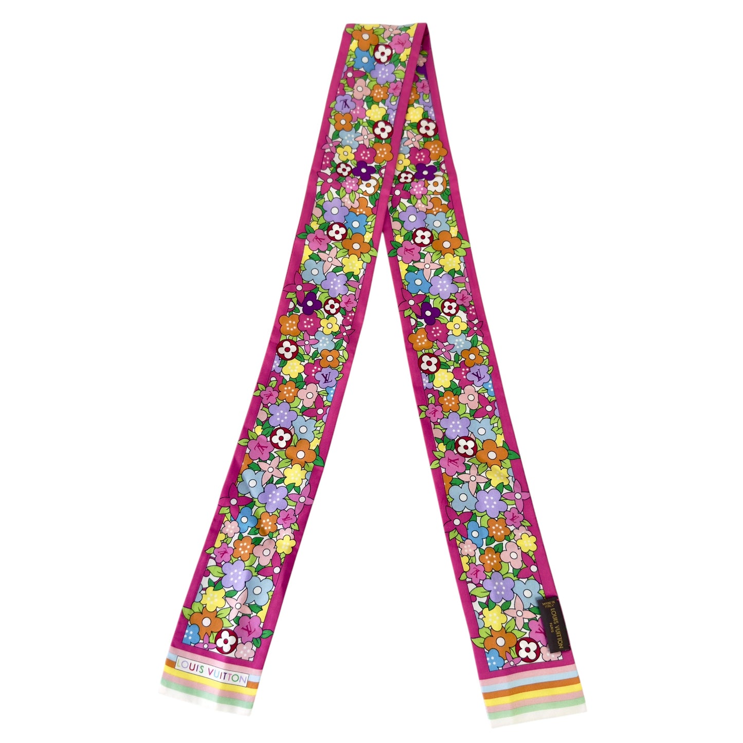 LOUIS VUITTON Bandeau 幼絲巾