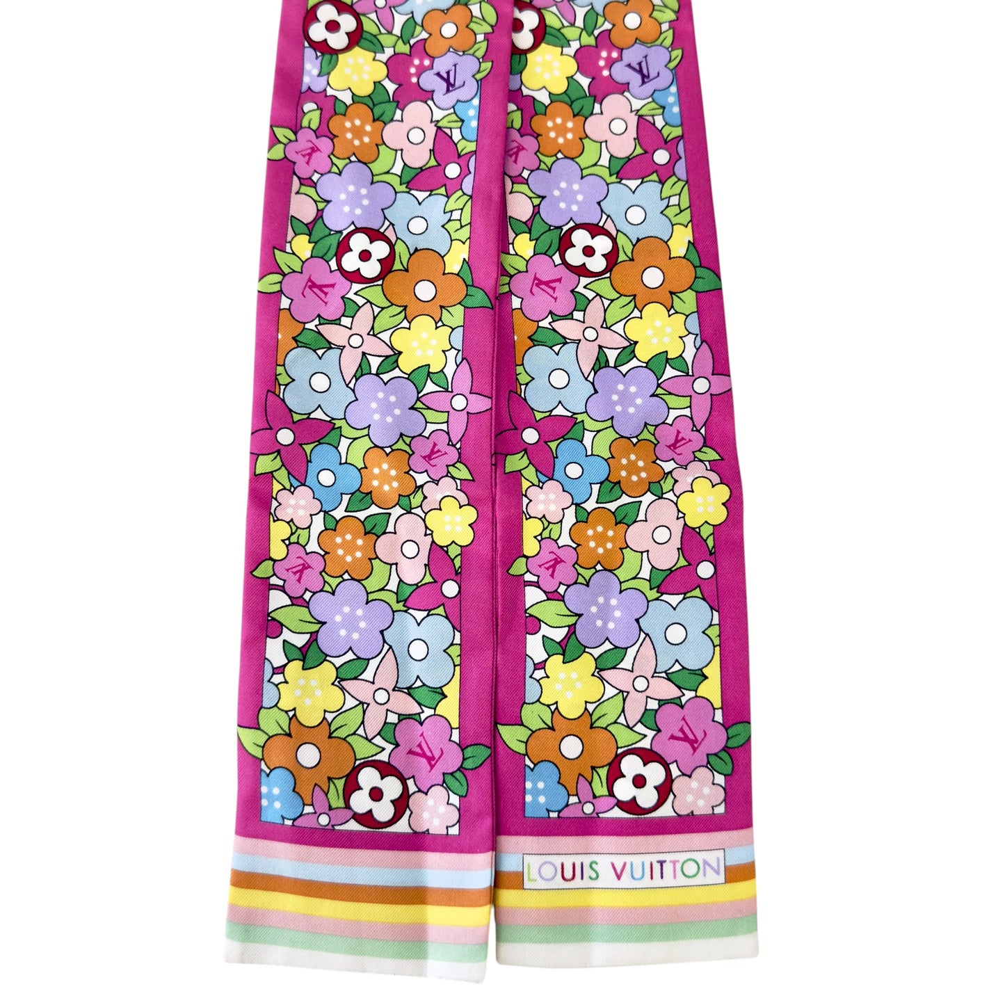 LOUIS VUITTON Bandeau 幼絲巾