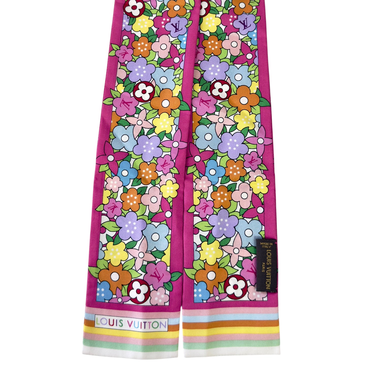 LOUIS VUITTON Bandeau 幼絲巾