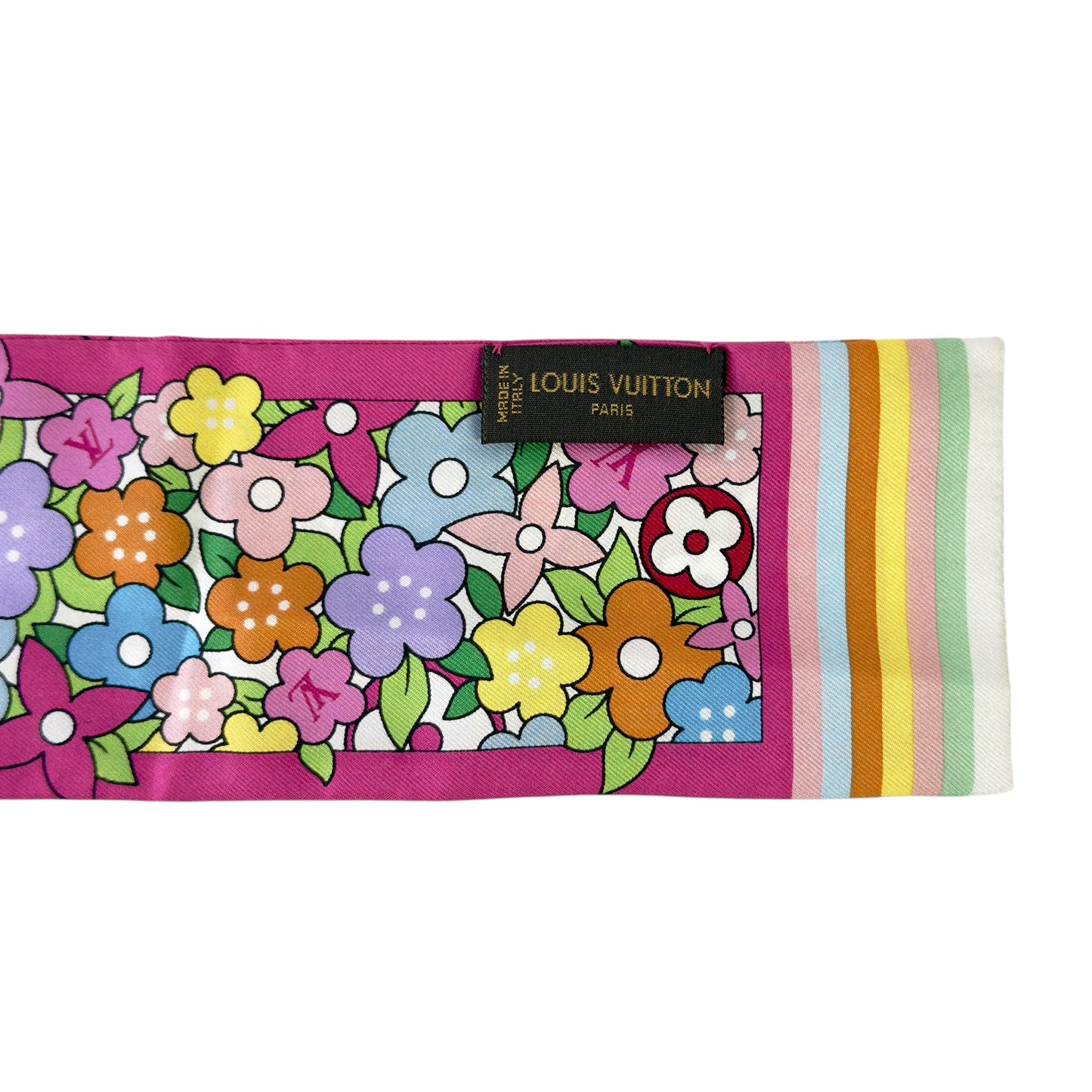 LOUIS VUITTON Bandeau 幼絲巾