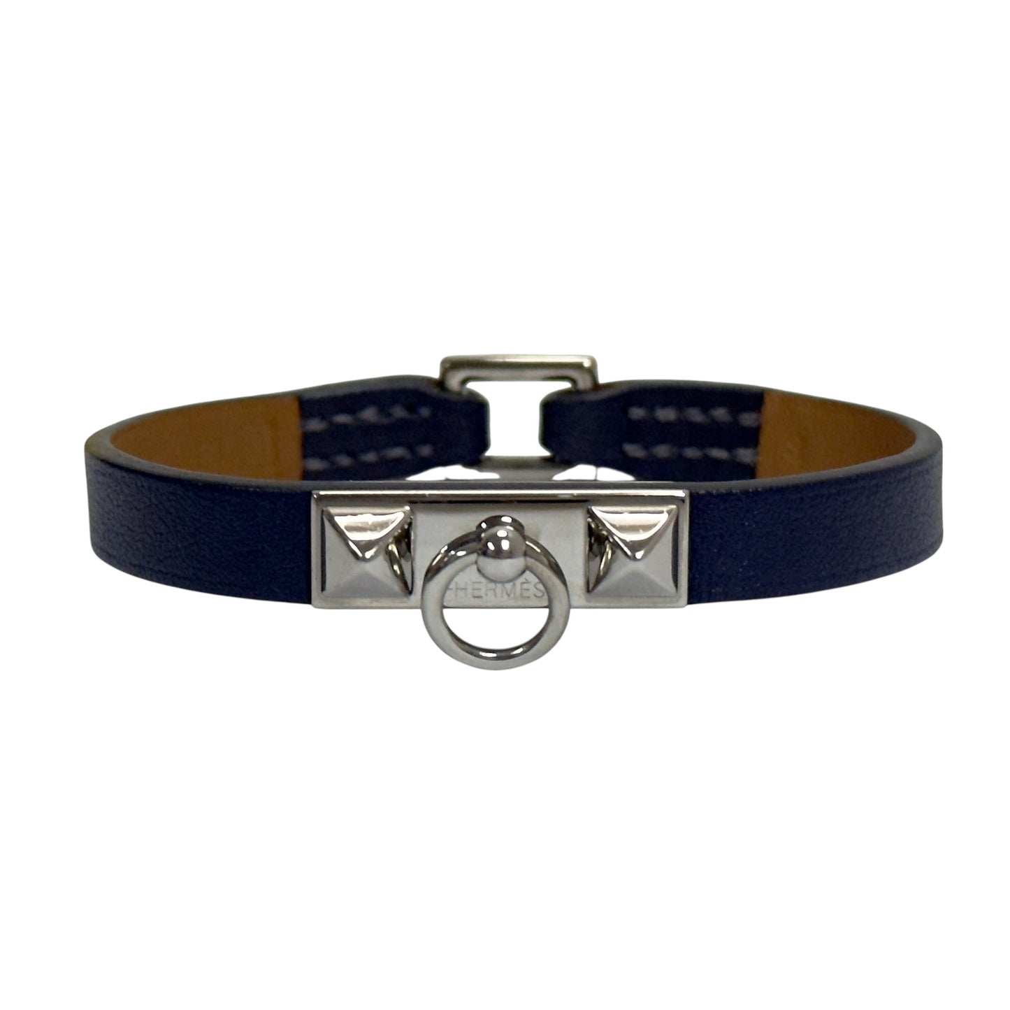 HERMES Rivale Mini 皮手帶 框R刻