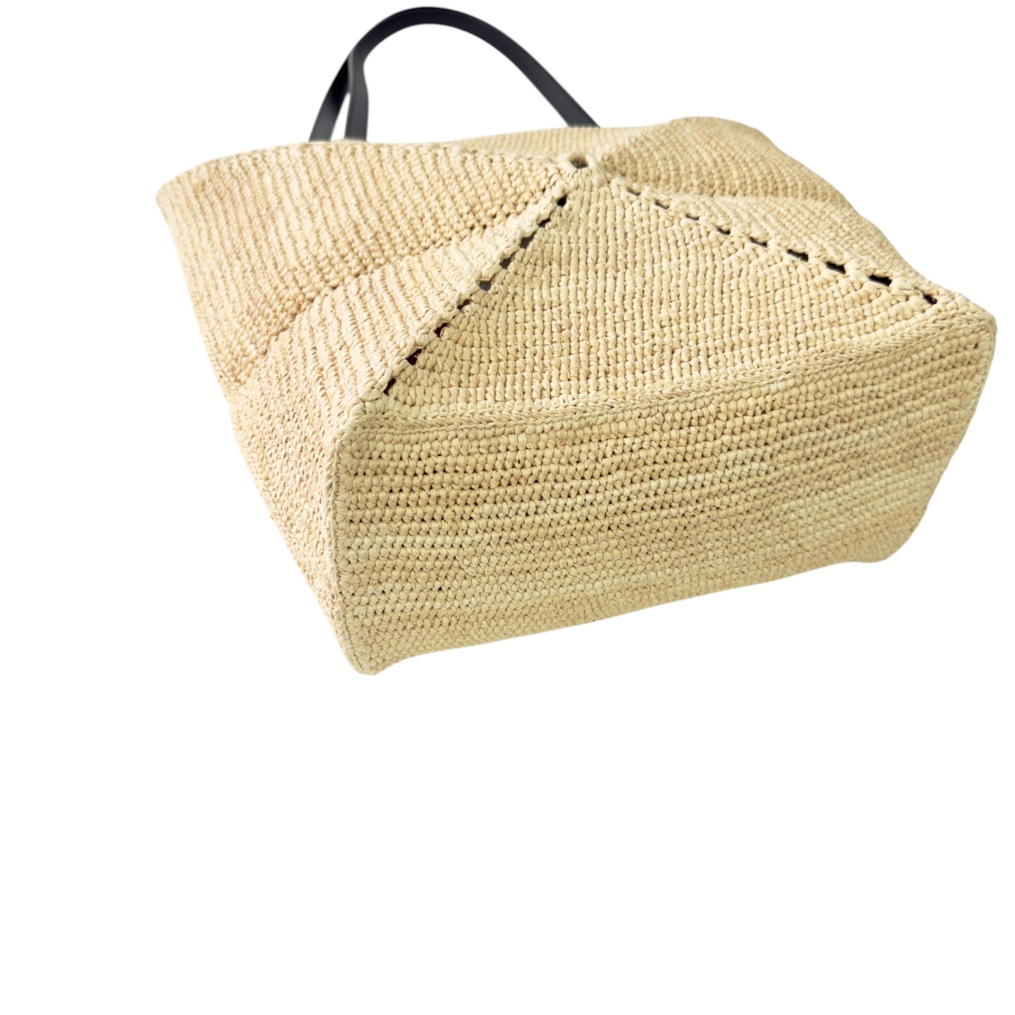 LOEWE Puzzle Fold 草編 肩背包