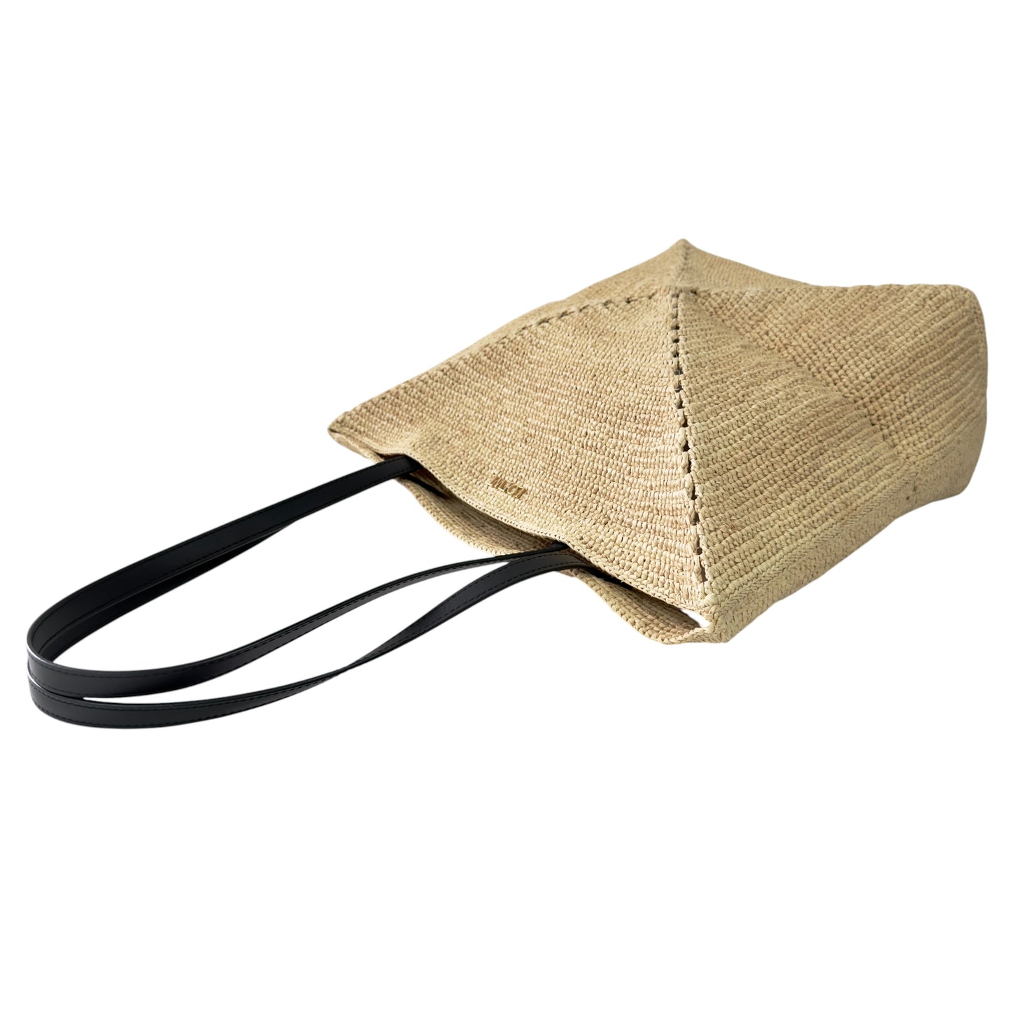 LOEWE Puzzle Fold 草編 肩背包