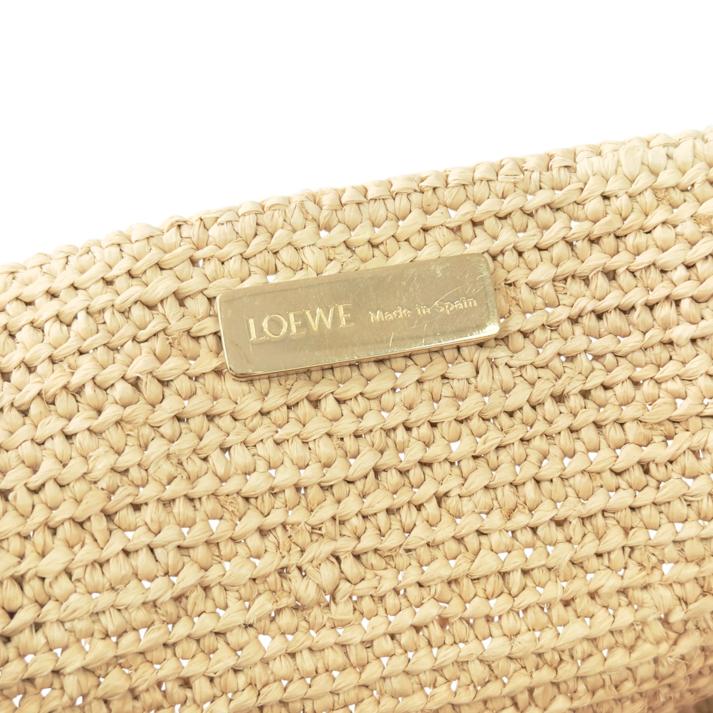 LOEWE Puzzle Fold 草編 肩背包