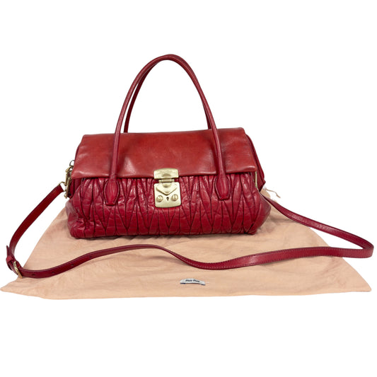 MIU MIU Matelassé 皺摺 2用包