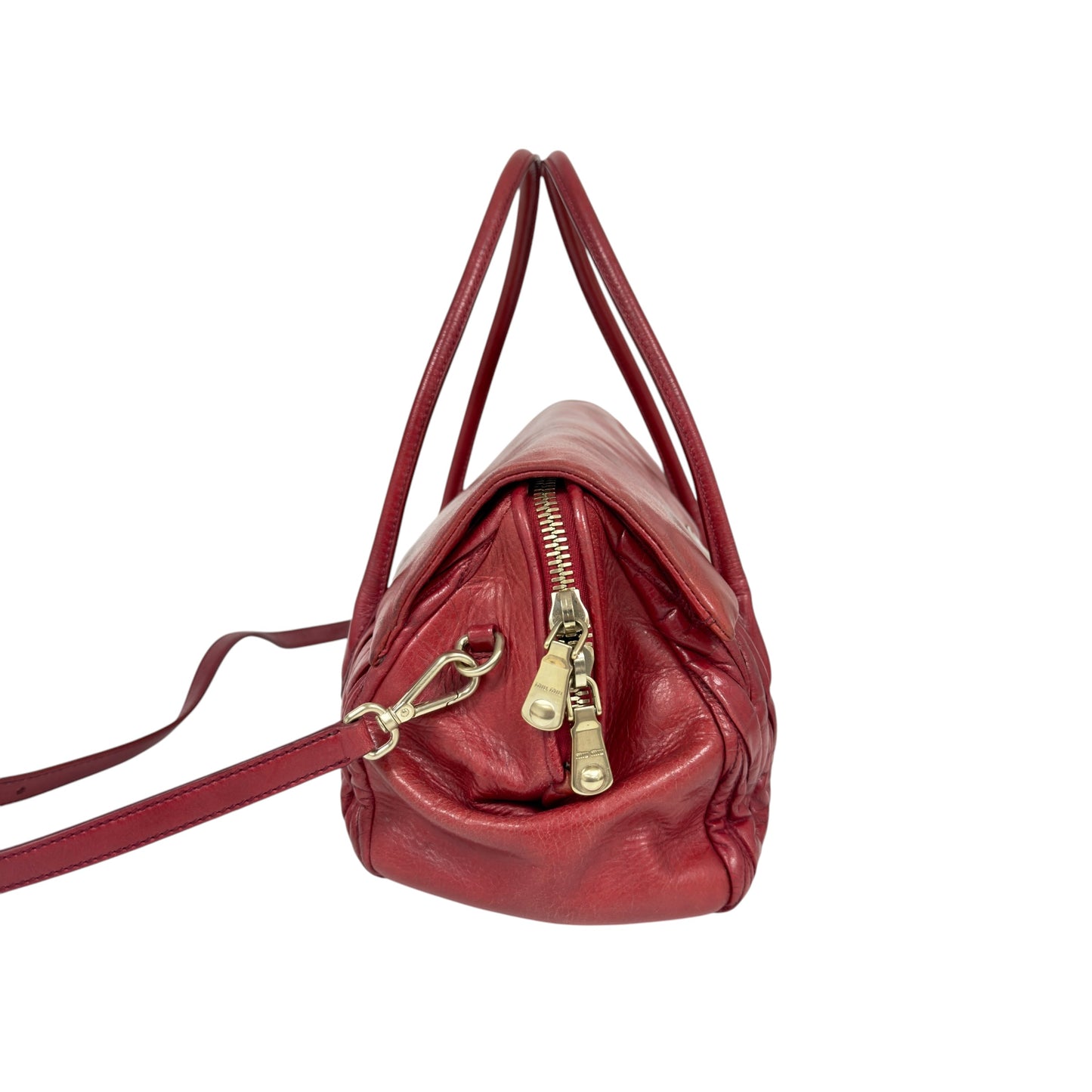 MIU MIU Matelassé 皺摺 2用包