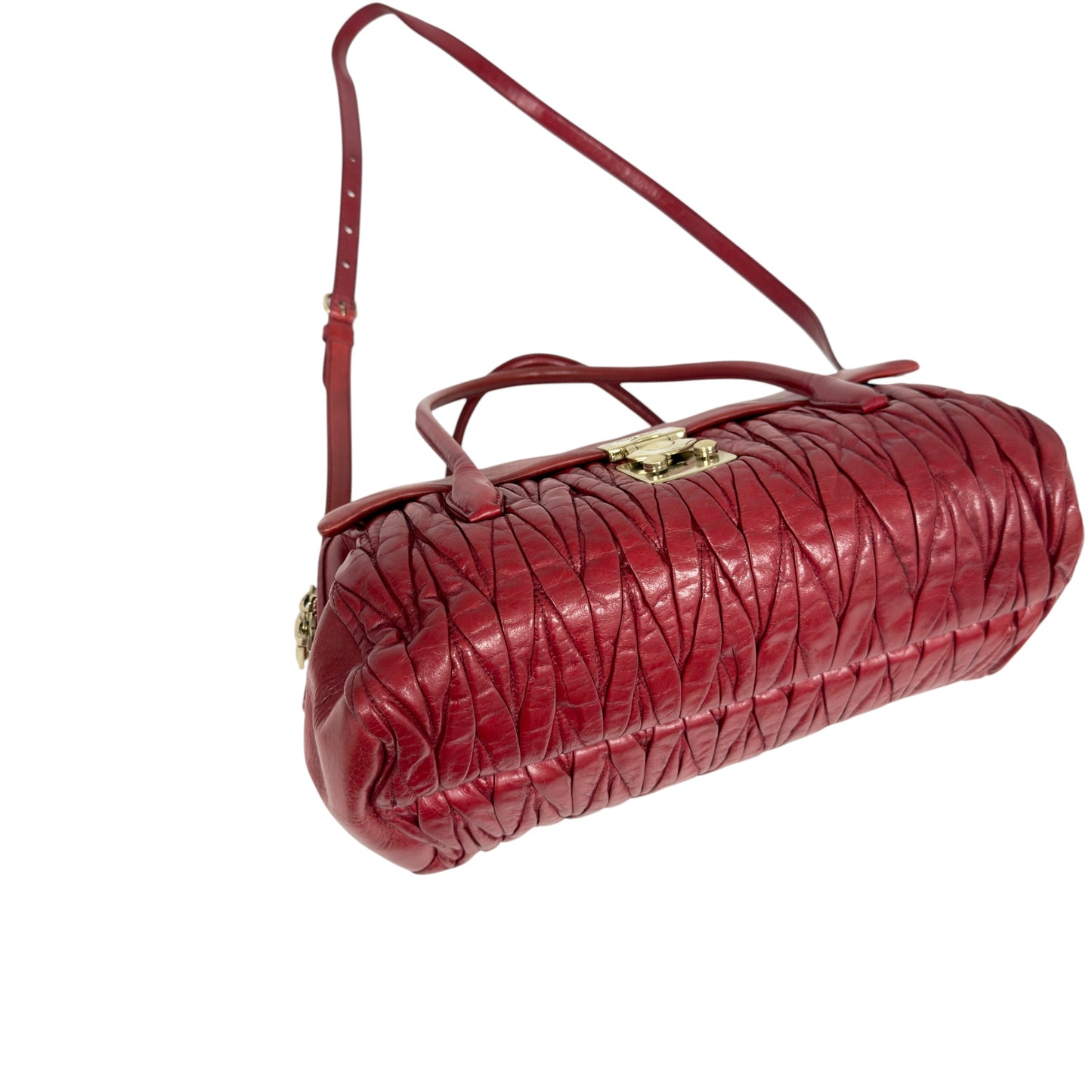 MIU MIU Matelassé 皺摺 2用包