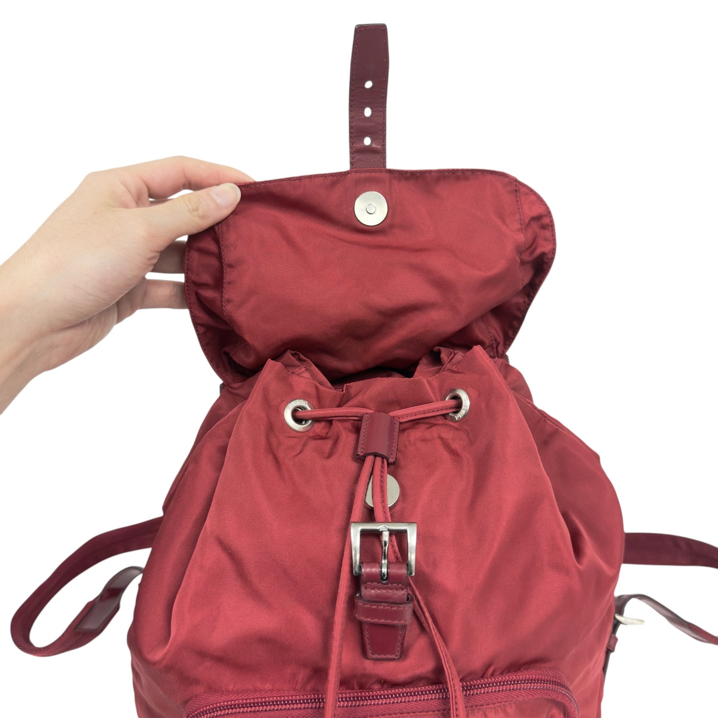 PRADA 中古 三角標 背包