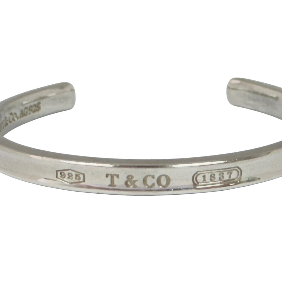 TIFFANY & CO. 1837 純銀 開口手環