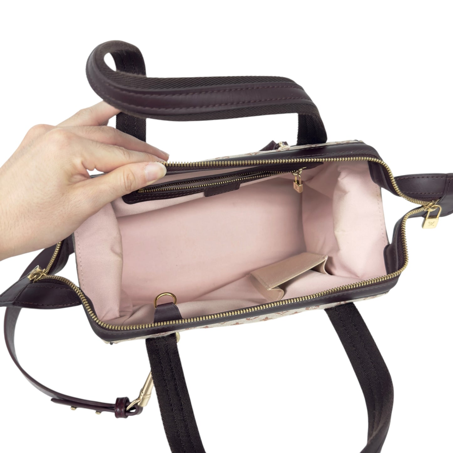 LOUIS VUITTON *自加帶＞送無品牌肩帶* Josephine 老花 2用袋