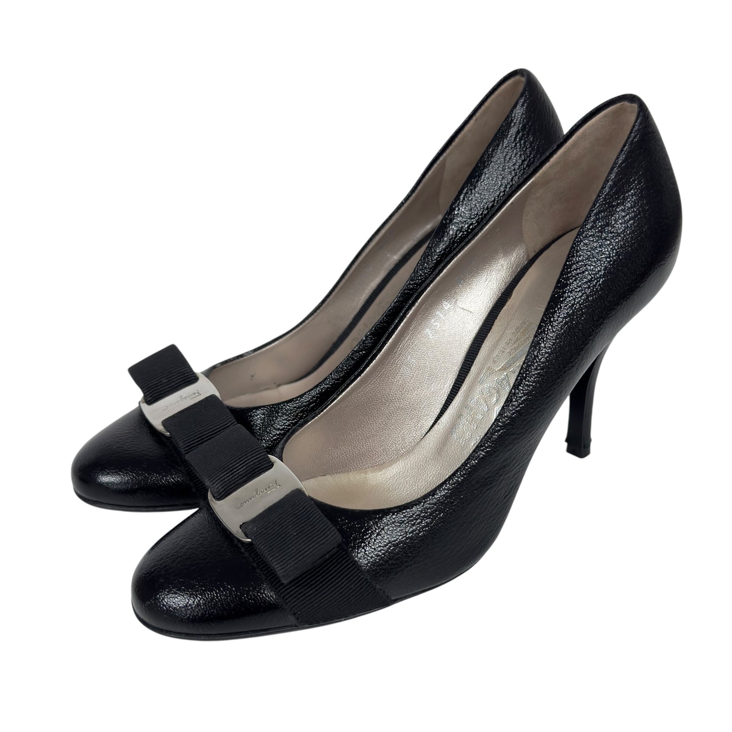 SALVATORE FERRAGAMO Vara 蝴蝶結 高踭鞋 80MM