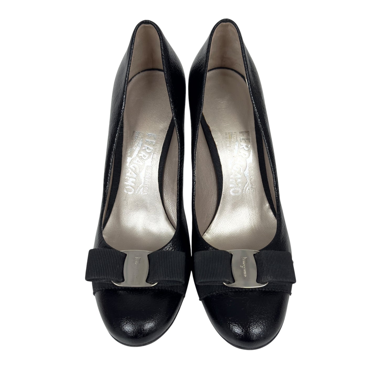 SALVATORE FERRAGAMO Vara 蝴蝶結 高踭鞋 80MM