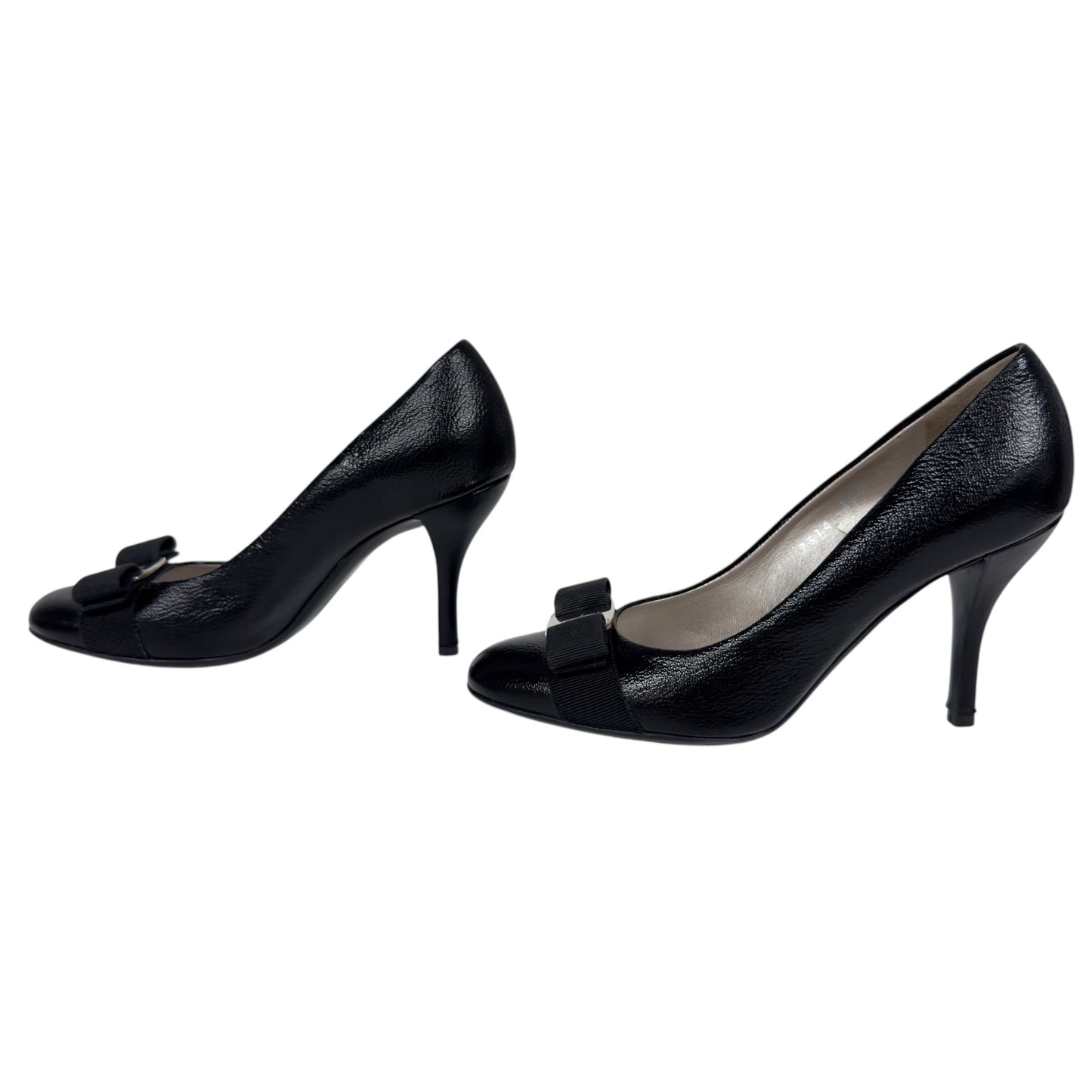 SALVATORE FERRAGAMO Vara 蝴蝶結 高踭鞋 80MM