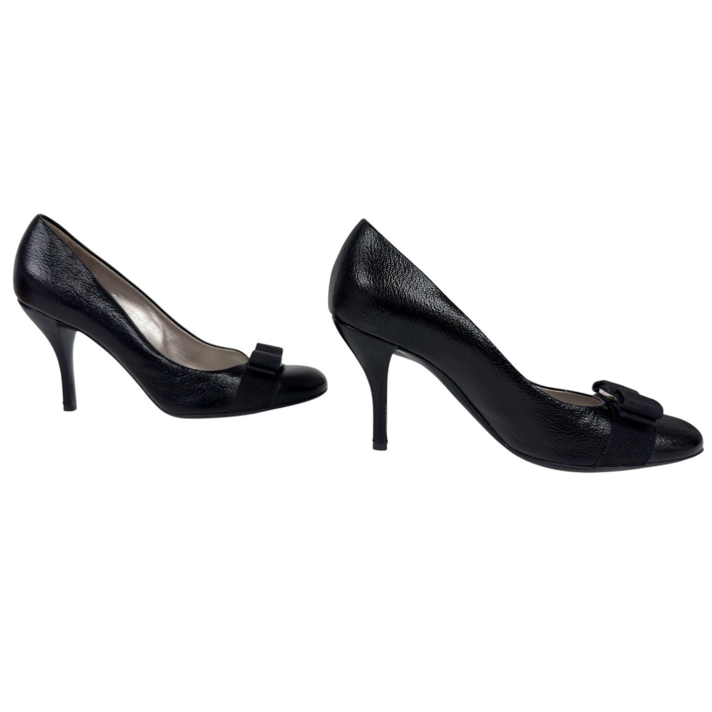 SALVATORE FERRAGAMO Vara 蝴蝶結 高踭鞋 80MM