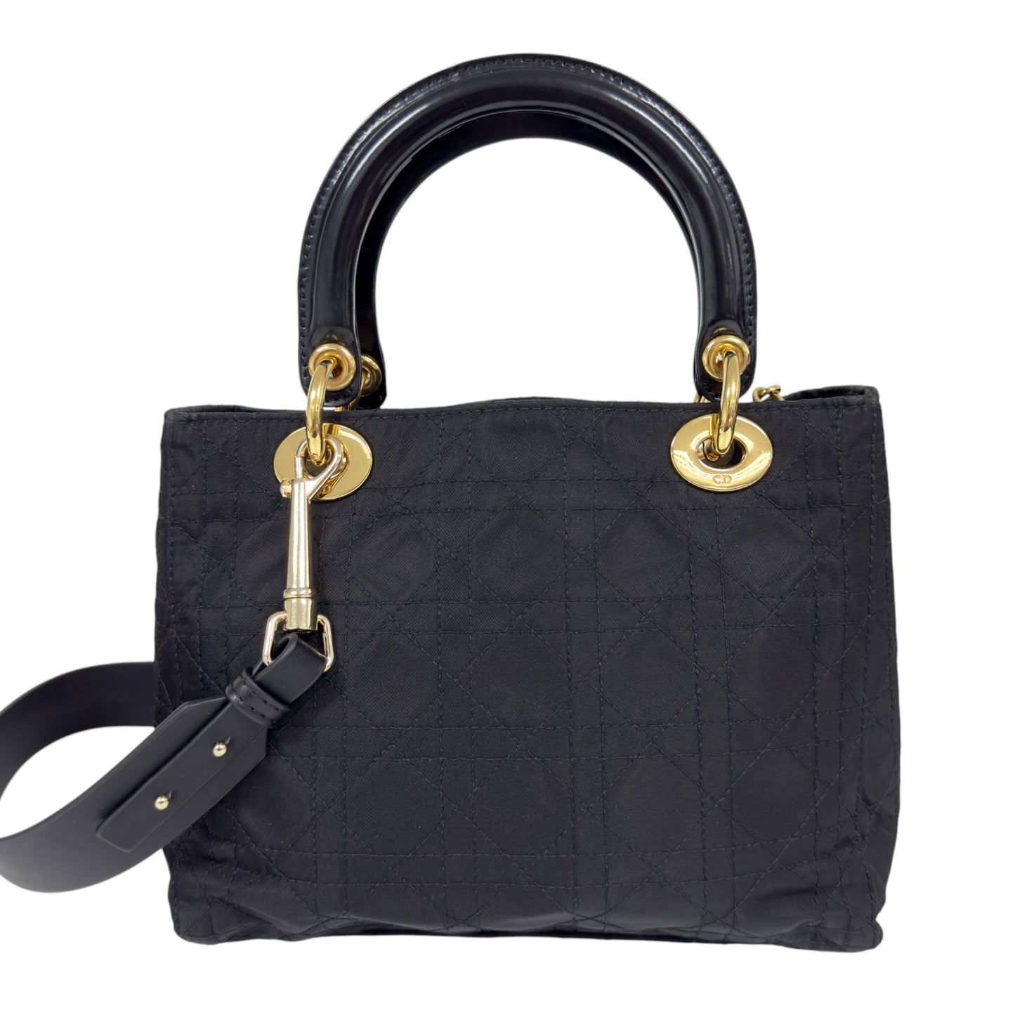 DIOR *自加帶＞送無品牌肩帶* 中古 Lady Dior 2用袋
