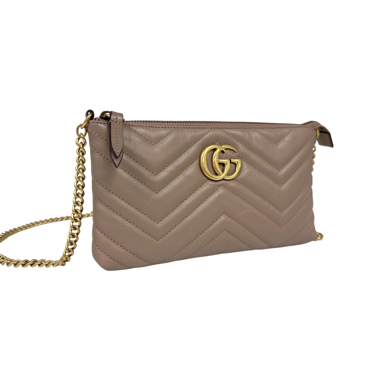 GUCCI GG Marmont 鏈條 斜揹袋