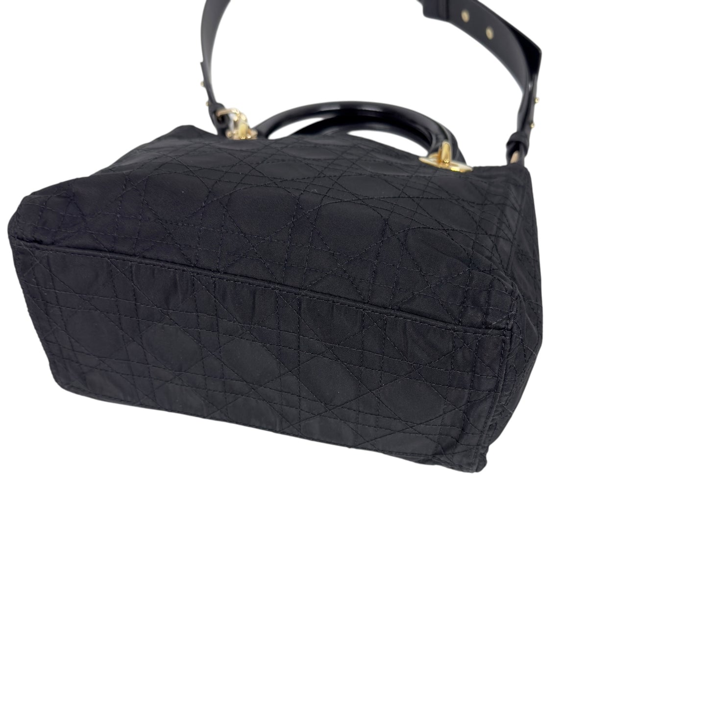 DIOR *自加帶＞送無品牌肩帶* 中古 Lady Dior 2用袋