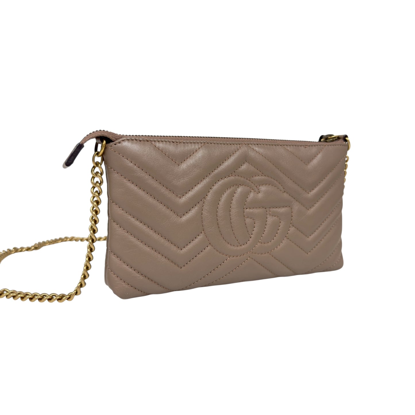 GUCCI GG Marmont 鏈條 斜揹袋