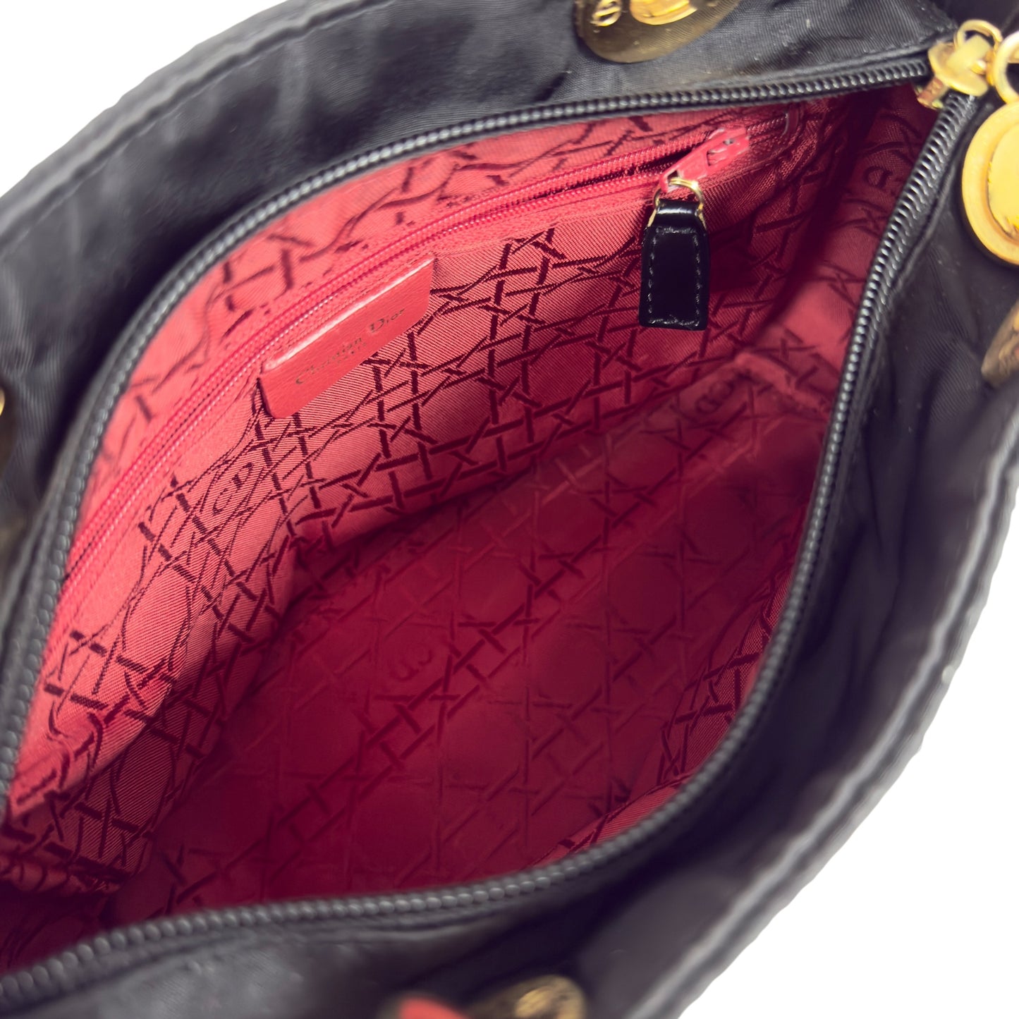 DIOR *自加帶＞送無品牌肩帶* 中古 Lady Dior 2用袋