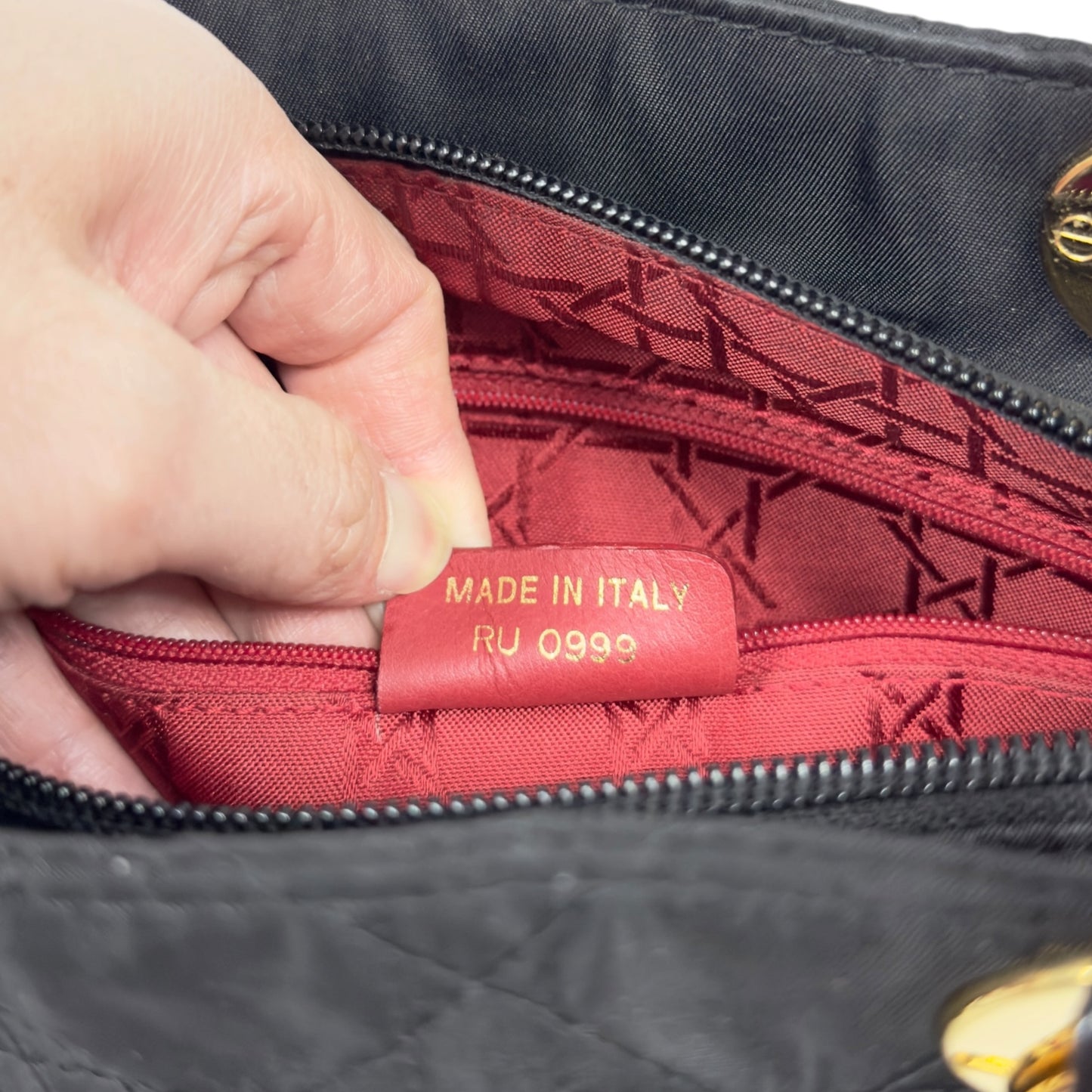 DIOR *自加帶＞送無品牌肩帶* 中古 Lady Dior 2用袋