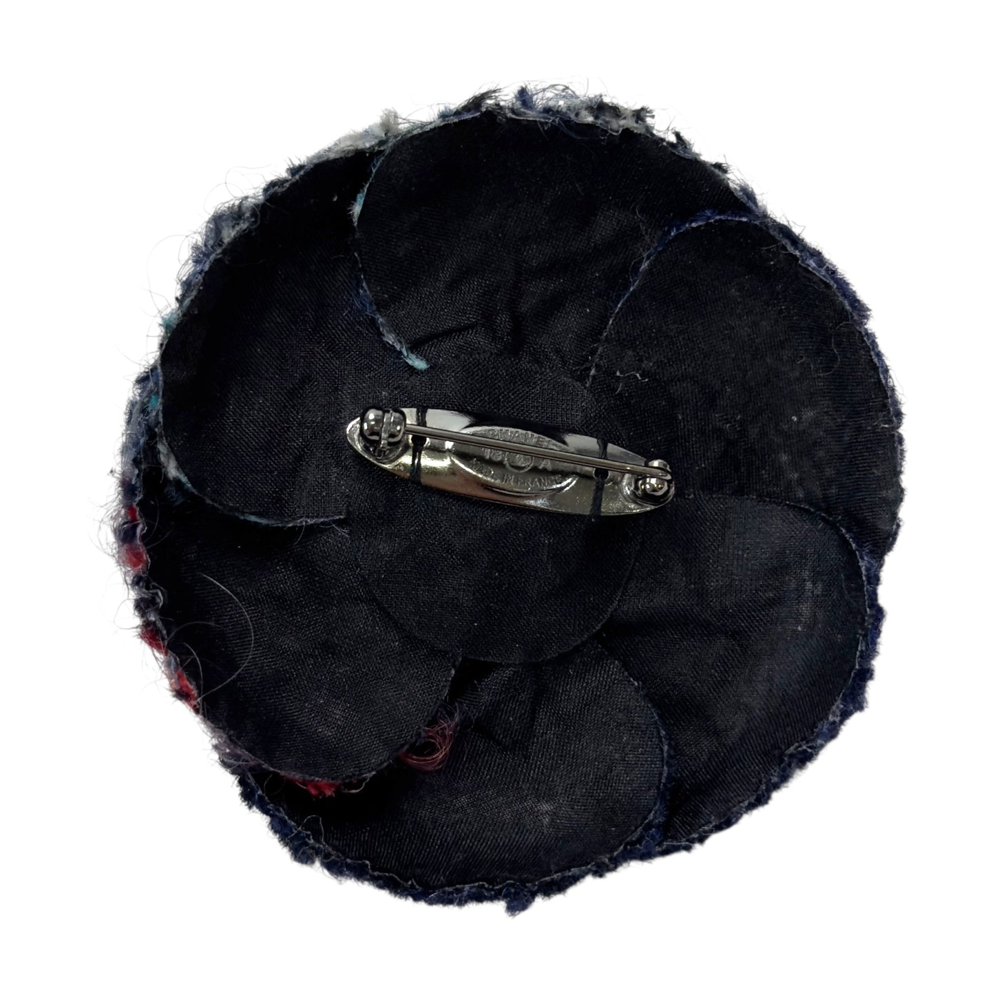 CHANEL CC 山茶花 粗花呢 胸針