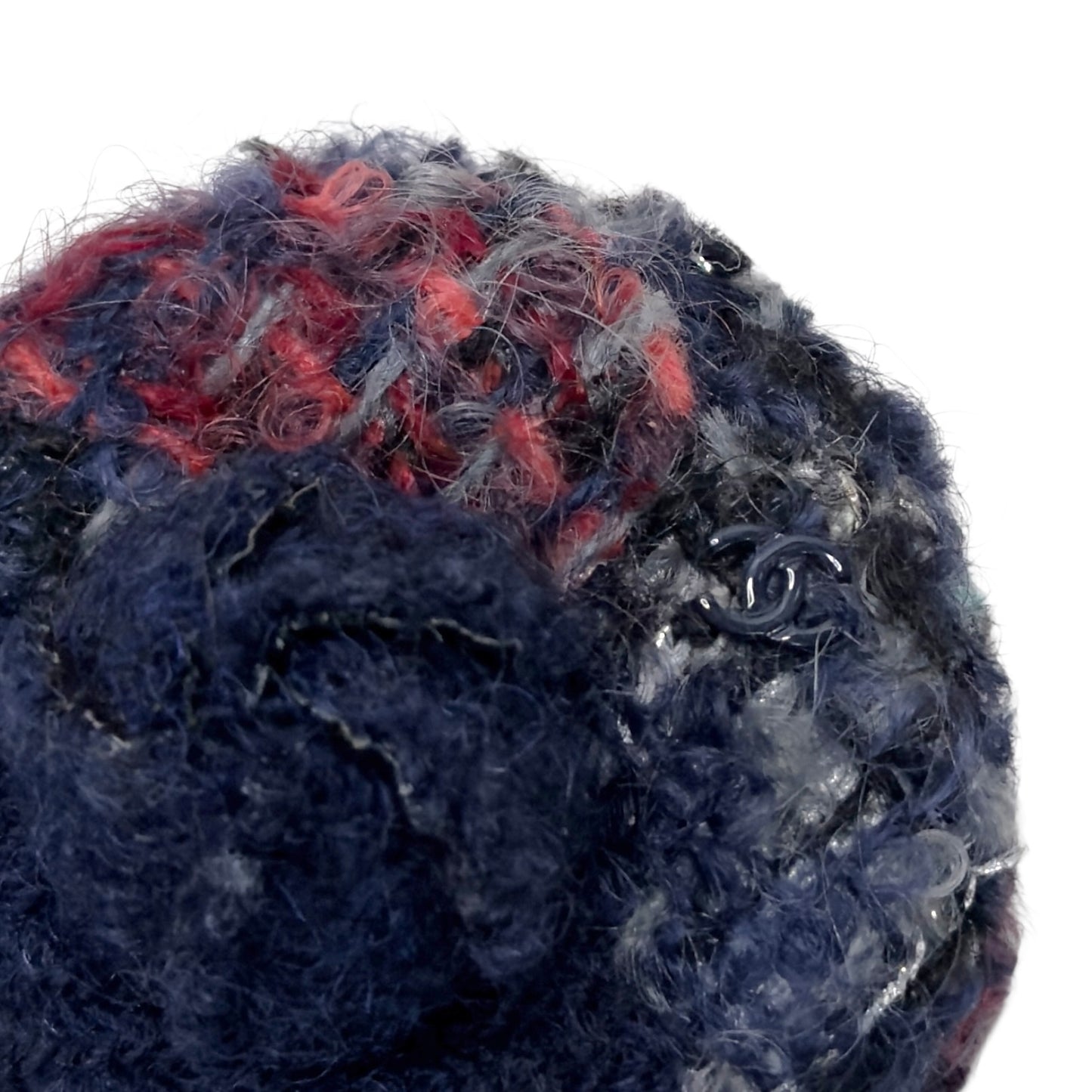 CHANEL CC 山茶花 粗花呢 胸針