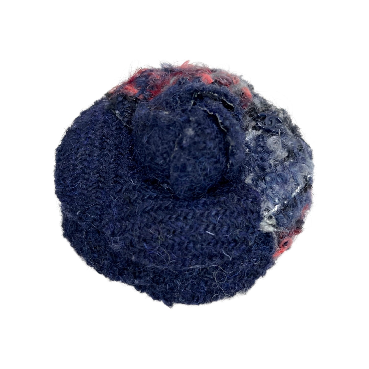 CHANEL CC 山茶花 粗花呢 胸針