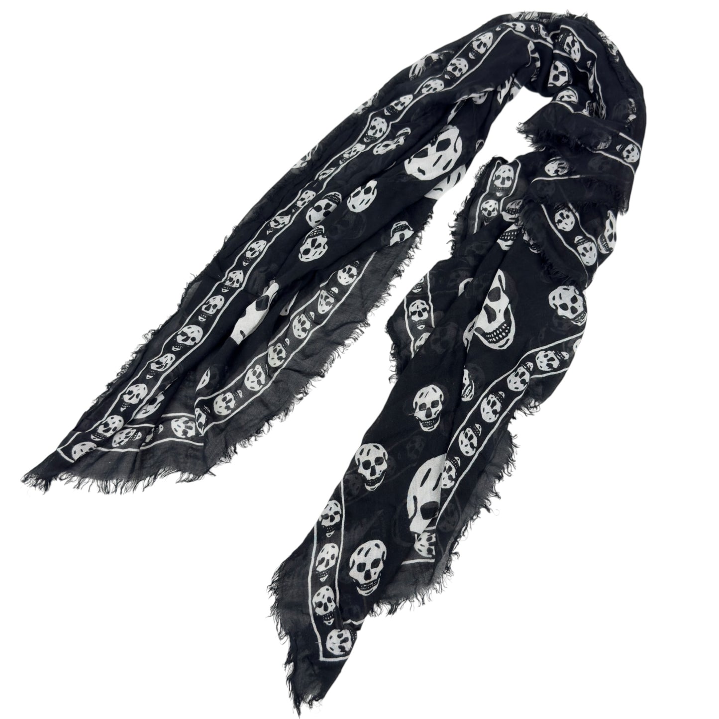 ALEXANDER MCQUEEN 髏頭 圍巾