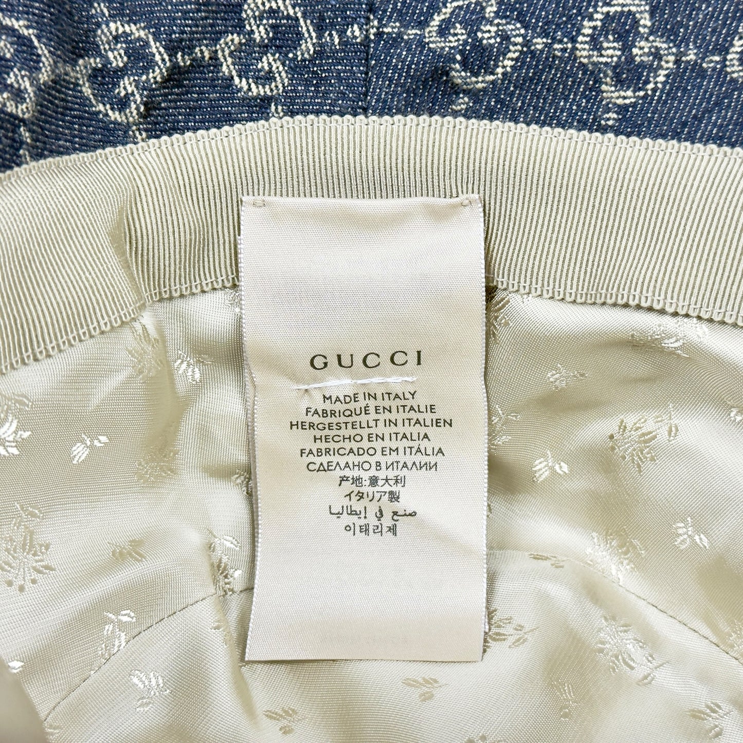 GUCCI GG 牛仔 漁夫帽