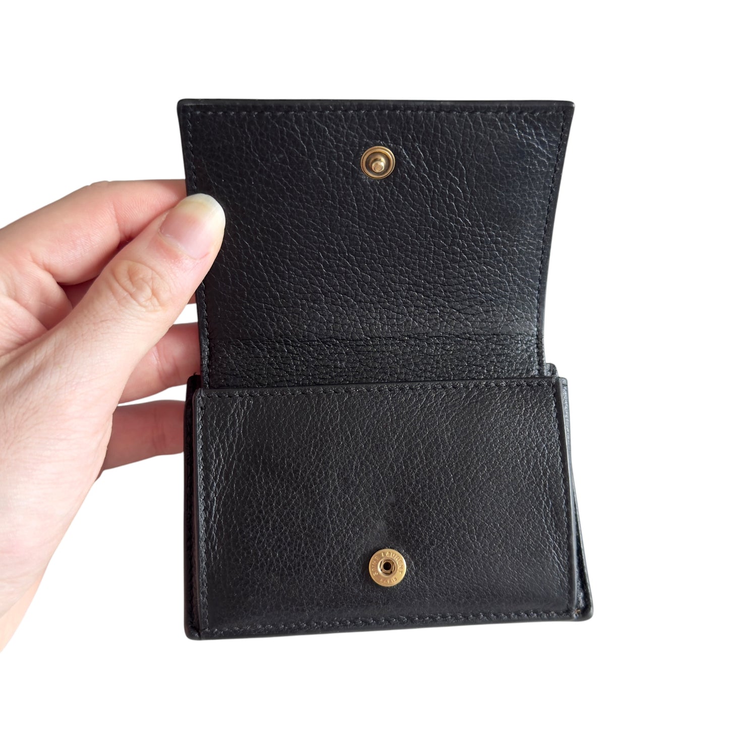 SAINT LAURENT YSL Tiny Cassandre 卡片零錢包
