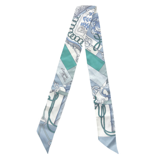 HERMES Cliquetis twilly 幼絲巾