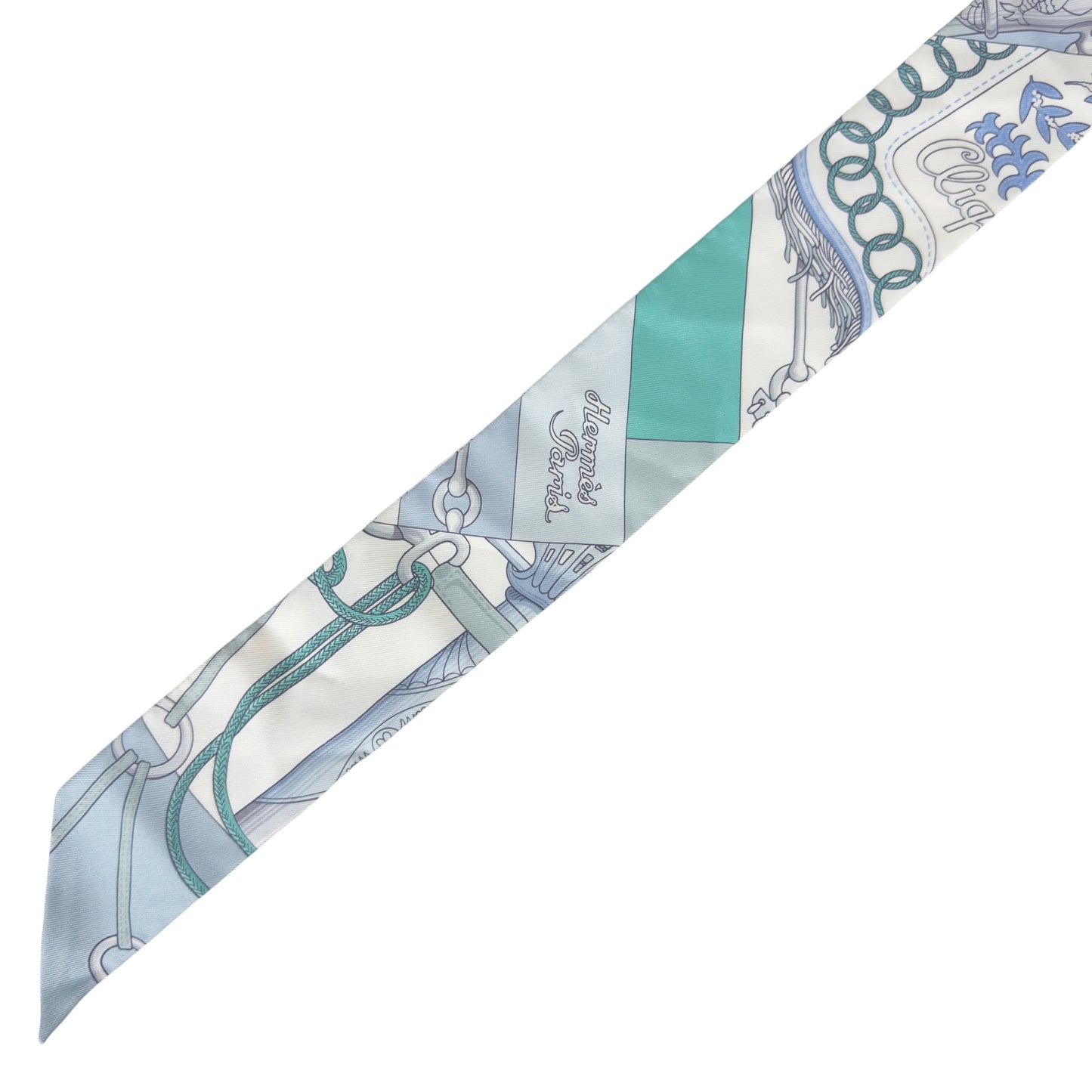 HERMES Cliquetis twilly 幼絲巾