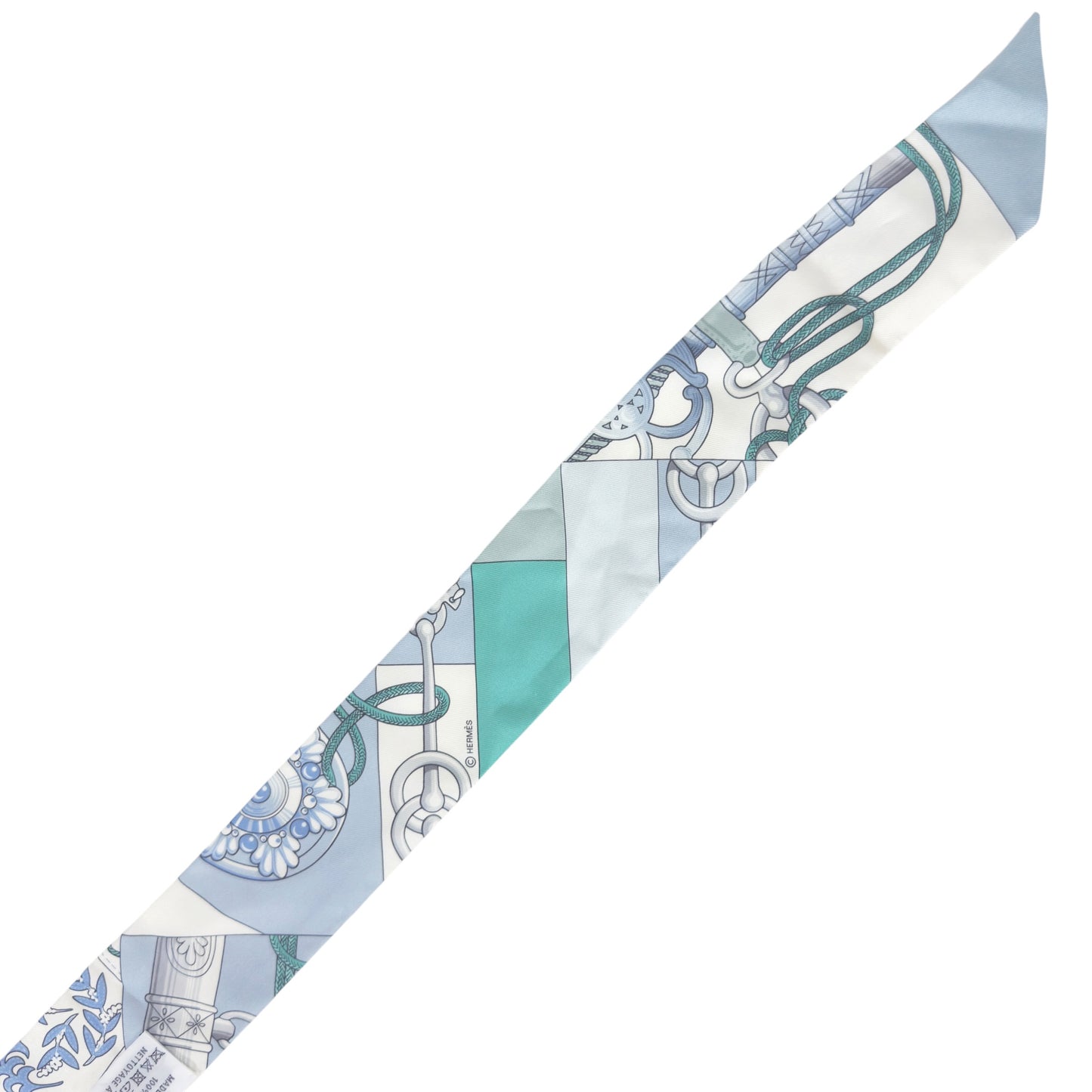 HERMES Cliquetis twilly 幼絲巾