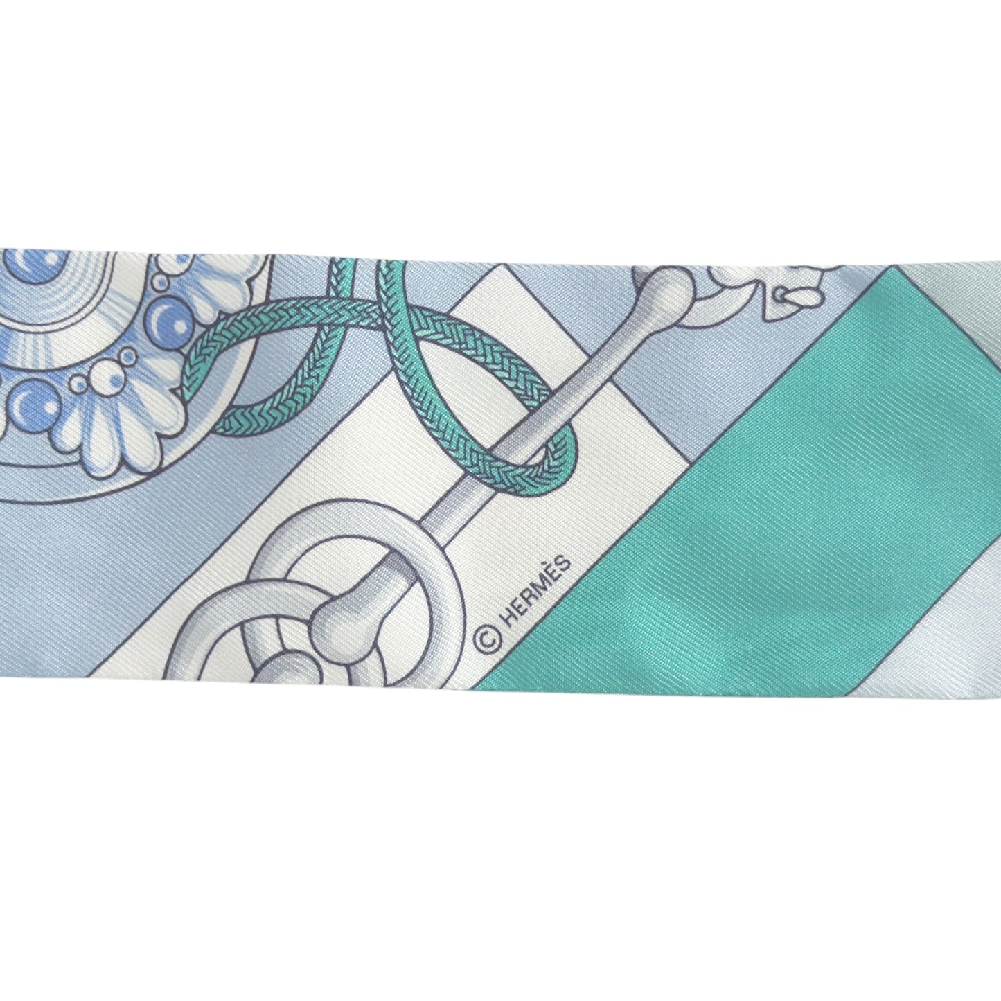 HERMES Cliquetis twilly 幼絲巾