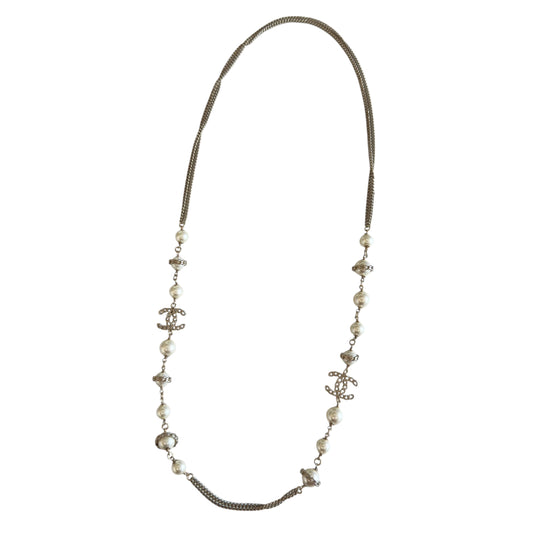 CHANEL CC 珠珠 長頸鏈